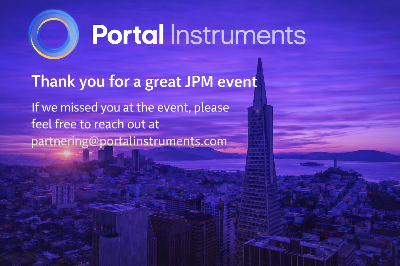 Portal Instruments | Cambridge MA