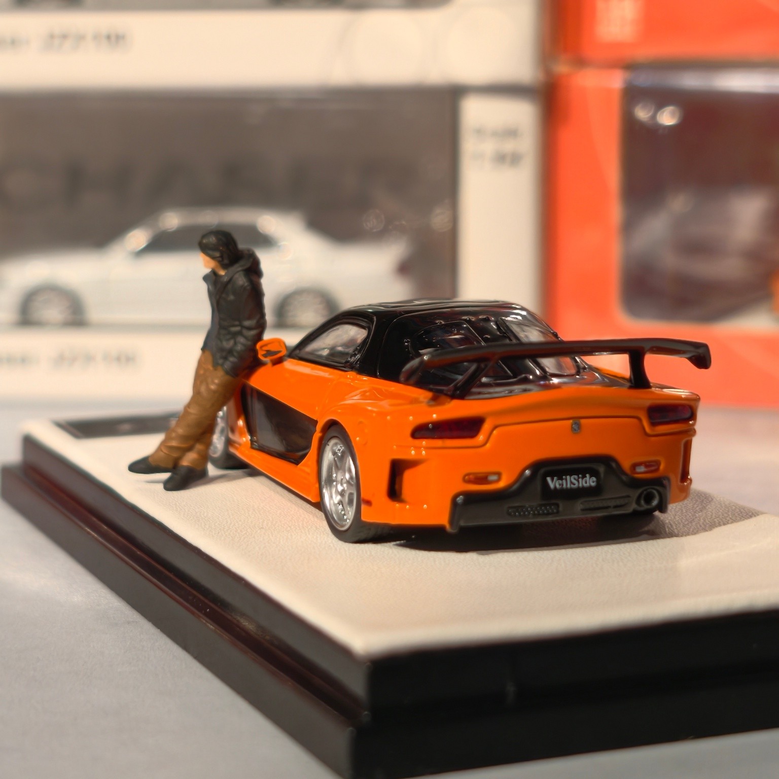 In Stock Available Mazda RX7 Veilside From Timemicro 1:64 Scale
