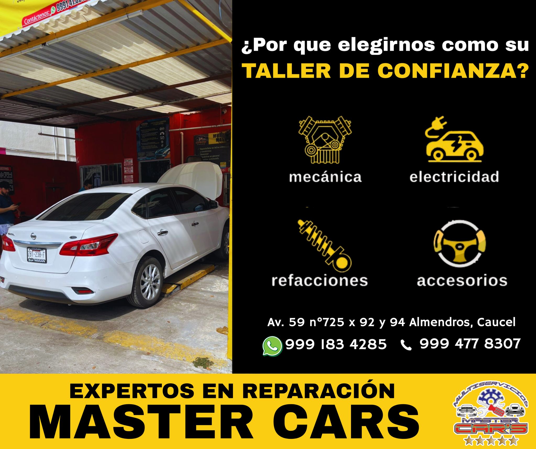 Master - 🔧🚗 EN MASTER CAR´S TALLER AUTOMOTRIZ CUIDAMOS TU AUTO COMO SE ...