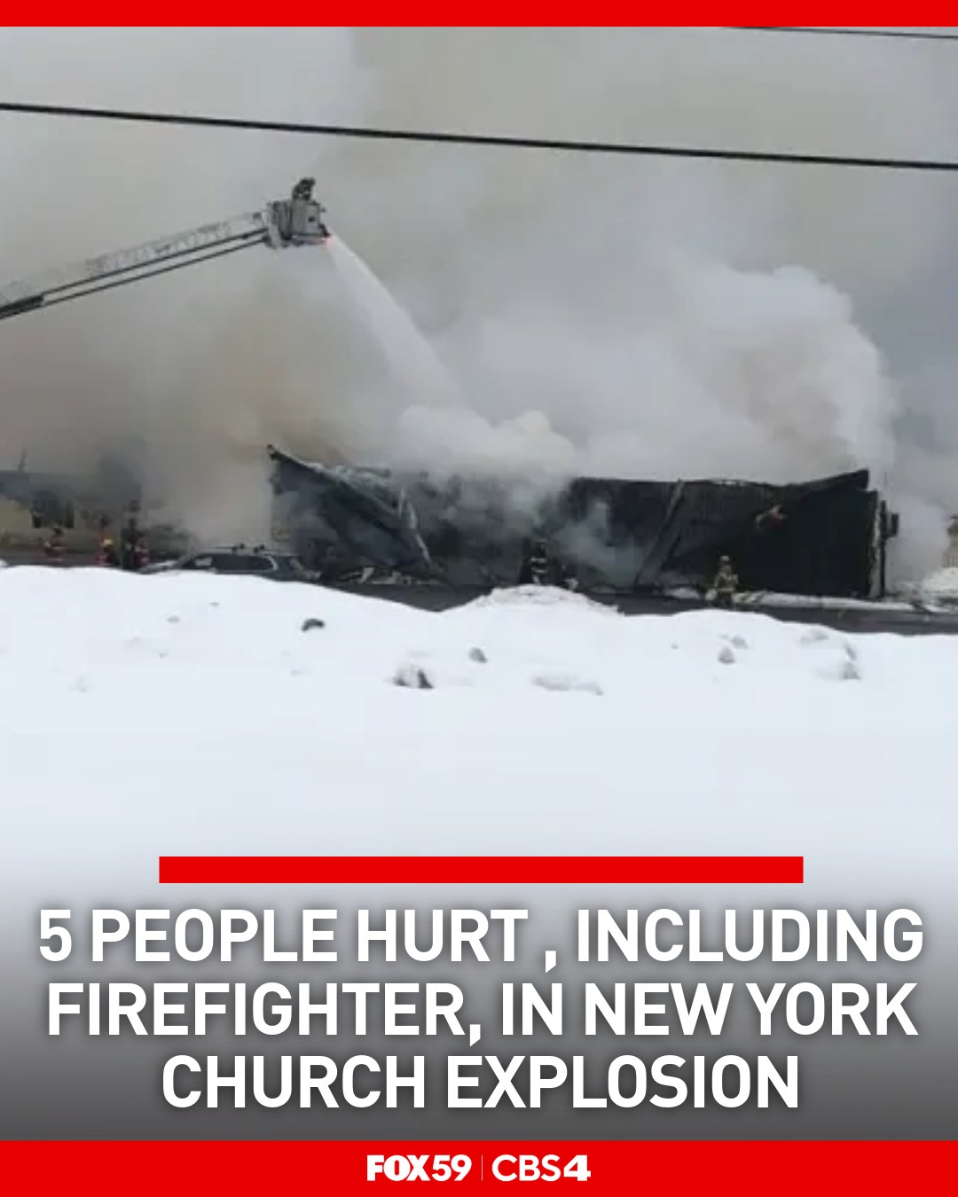 FOX59 - Five people, including a firefighter, were injured after an ...