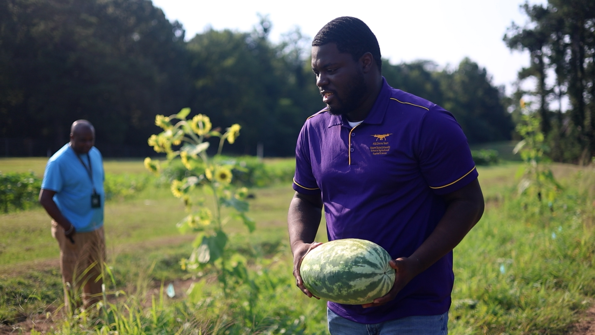 Graduate student TreDarious Clifton, an agronomy major from Yazoo City ...