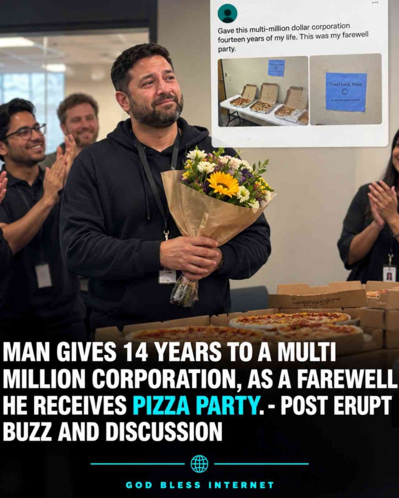 A long-serving employee who dedicated fourteen years to a multi