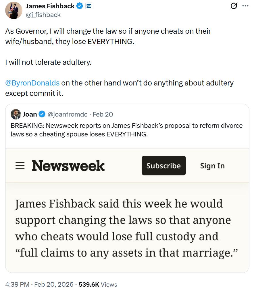 Florida Governor candidate Fishback... - Hidden Americans | Facebook