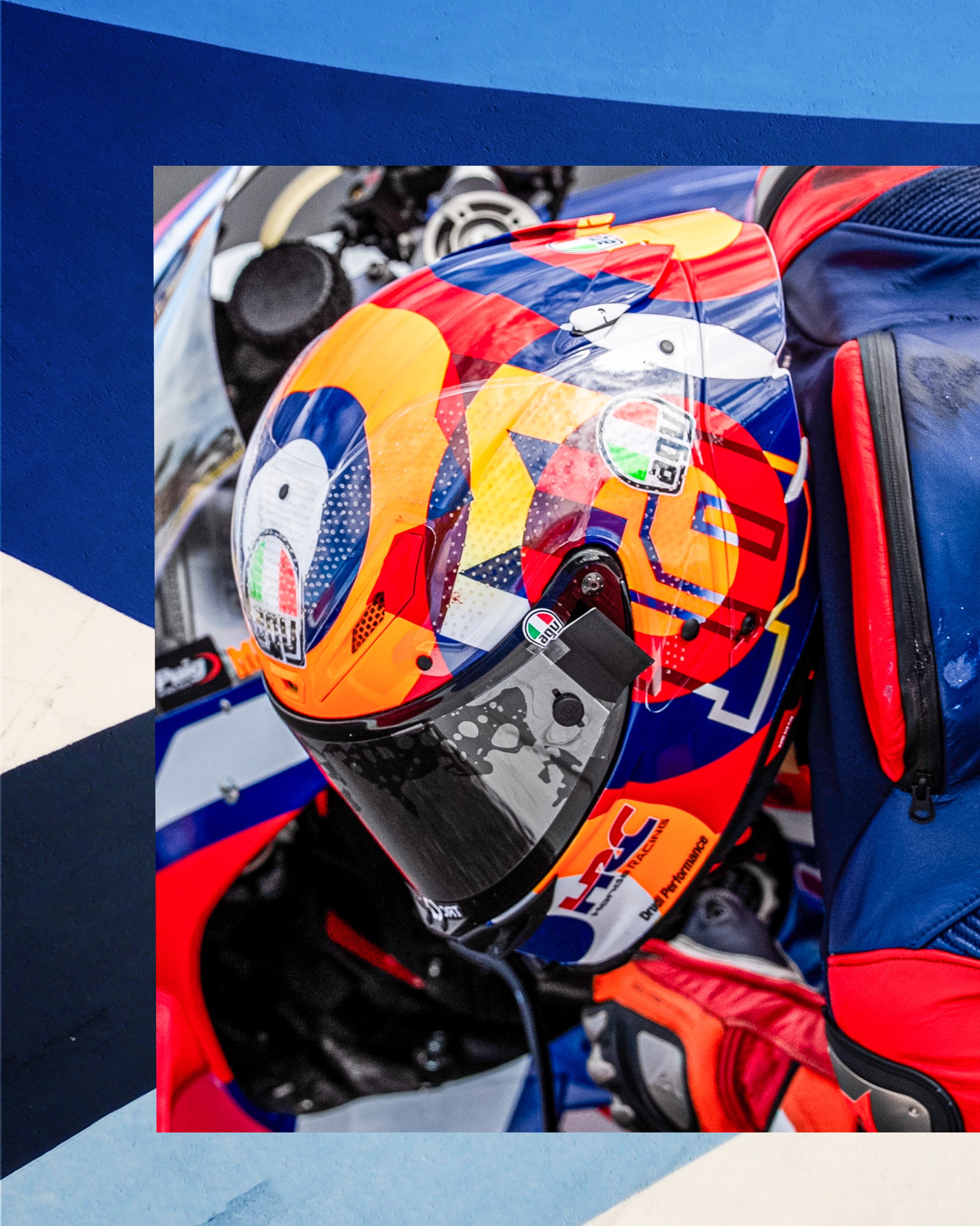 AGV - The AGV Corsa Mugello 2015, replica of the helmet worn by