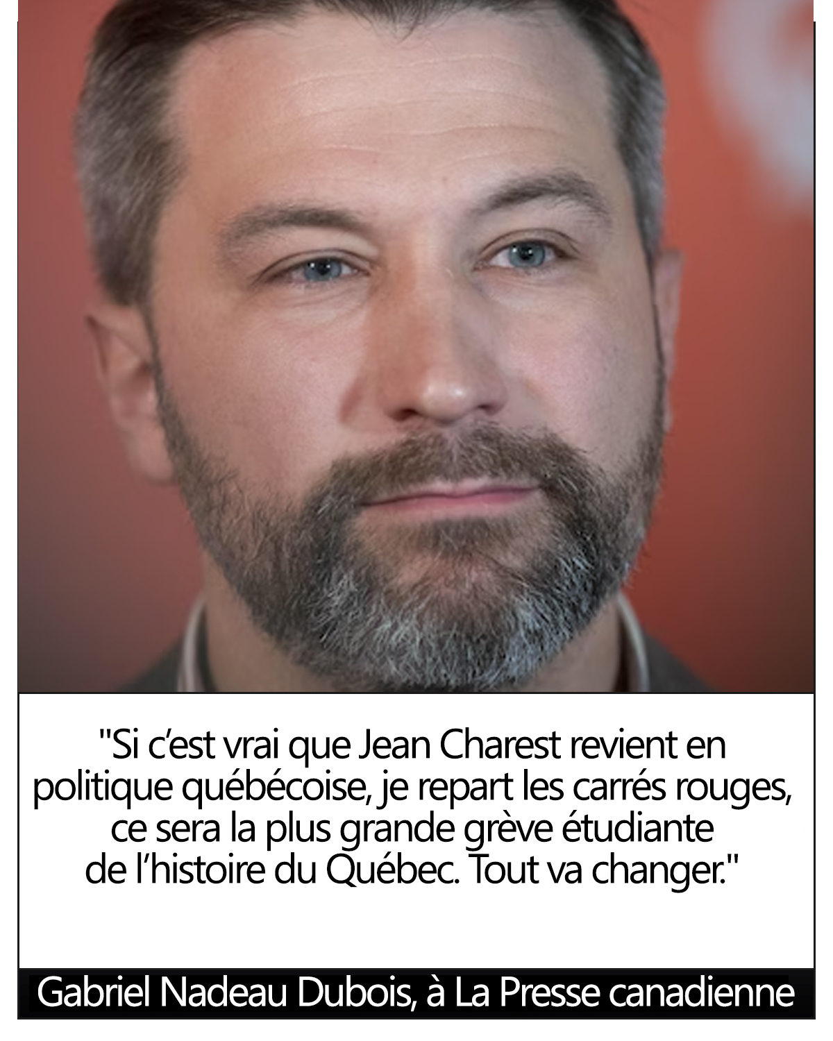 Benoit - Le retour de Jean Charest au Parti libéral du Québec se ...