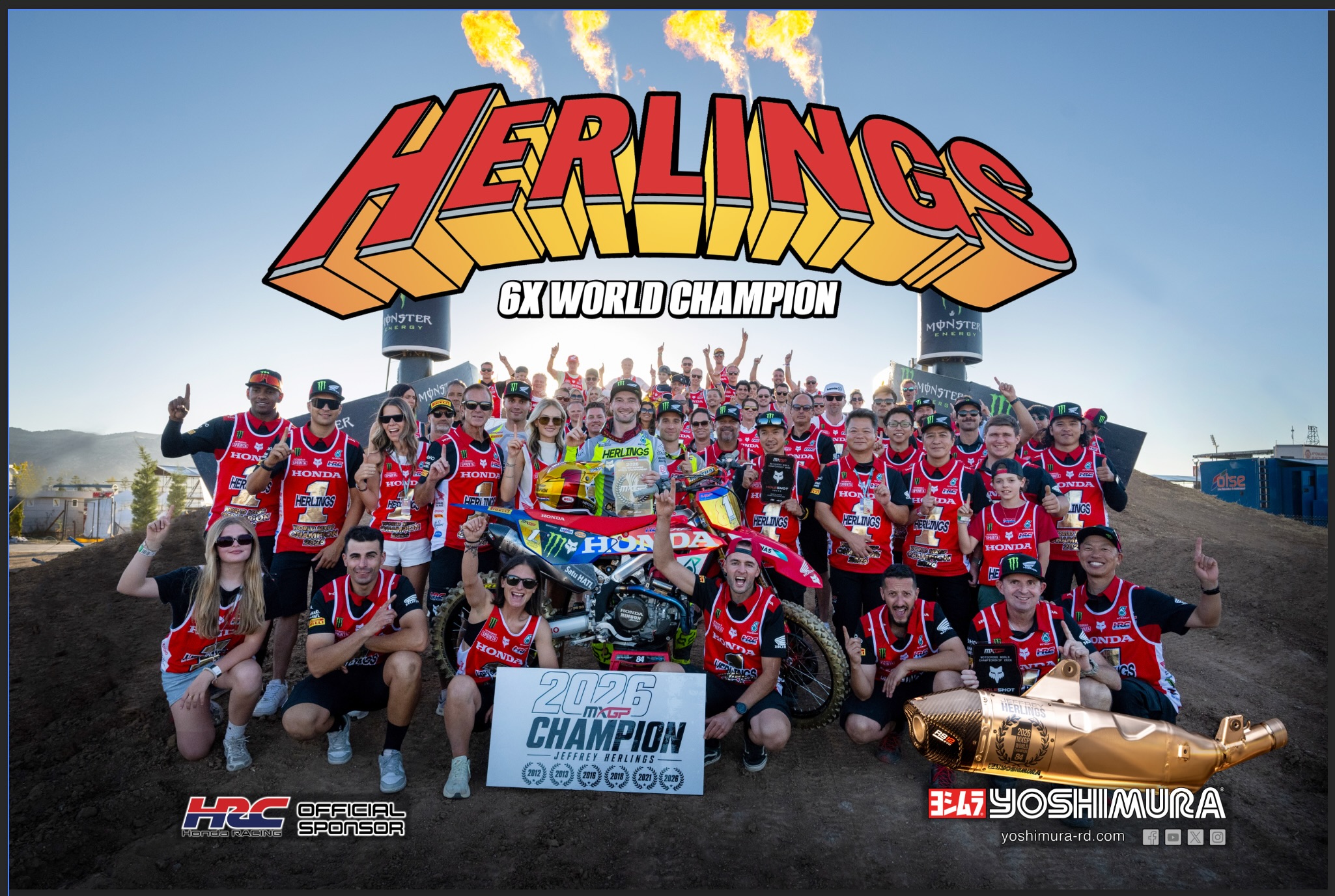 ひろくん。さん専用 The World Rally Champions World Domination. Jeffrey Herlings HRC MXGP Honda HRC