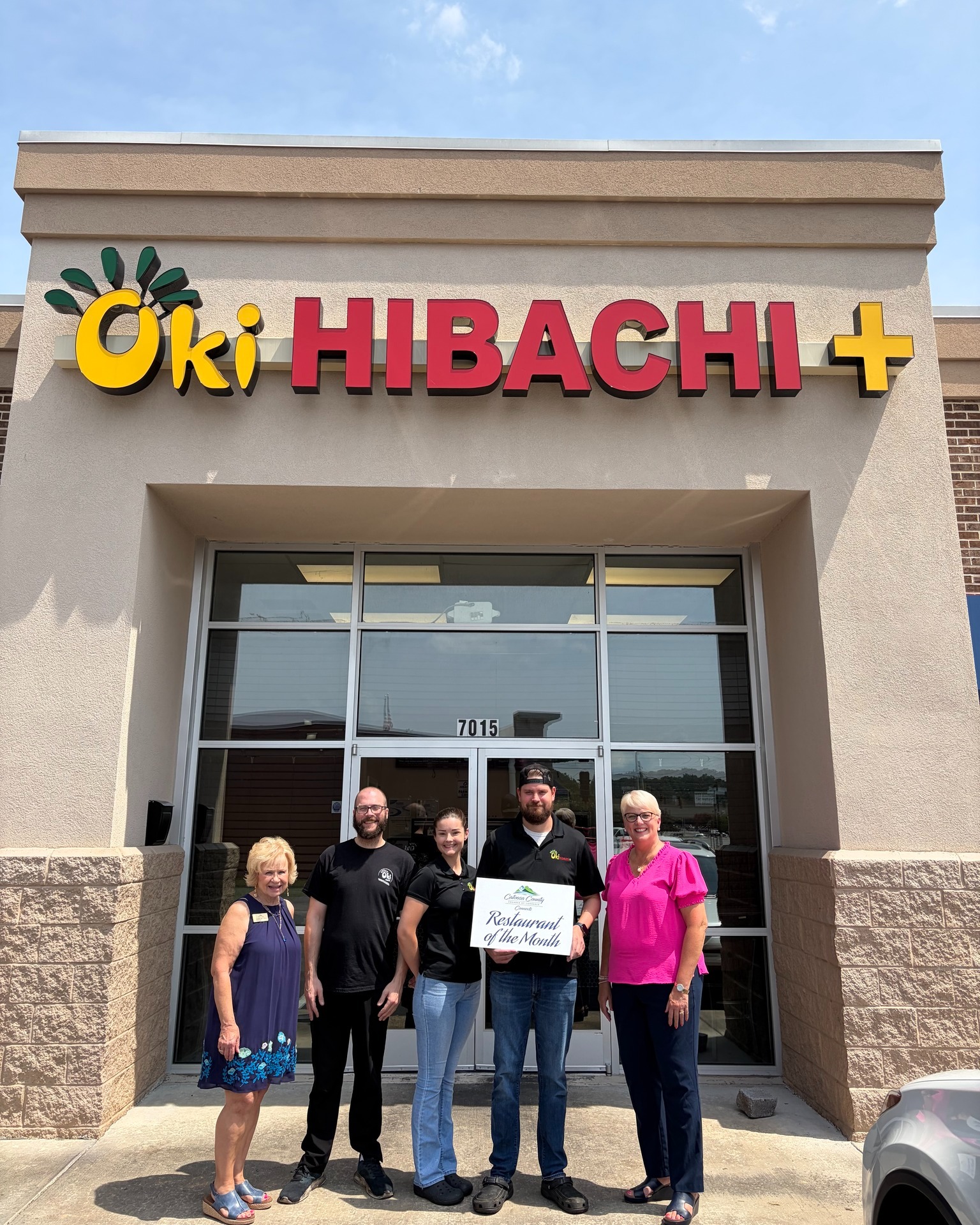 Congratulations to our Restaurant of the Month, Oki Hibachi Plus
