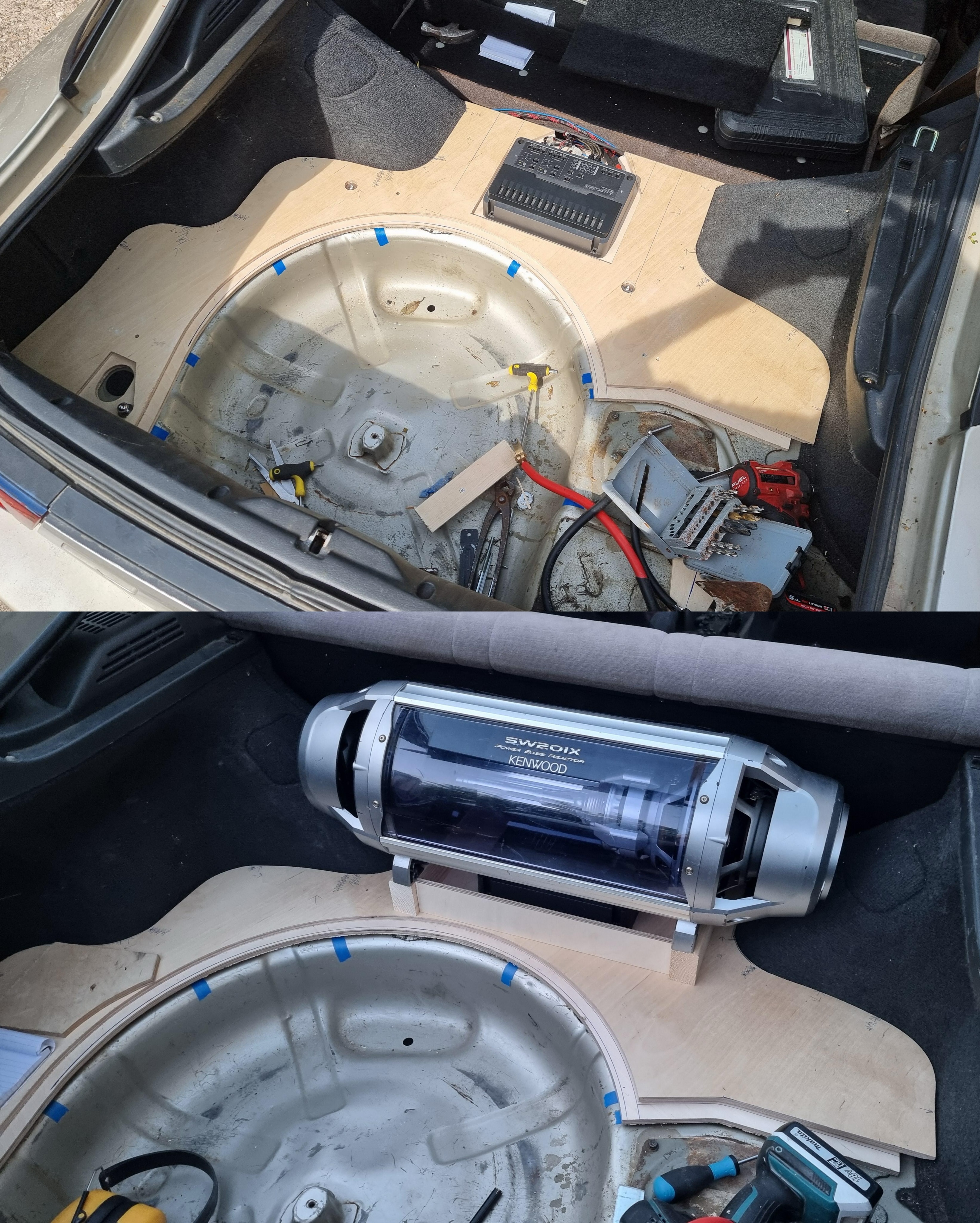 Installing a Kenwood SW201X 