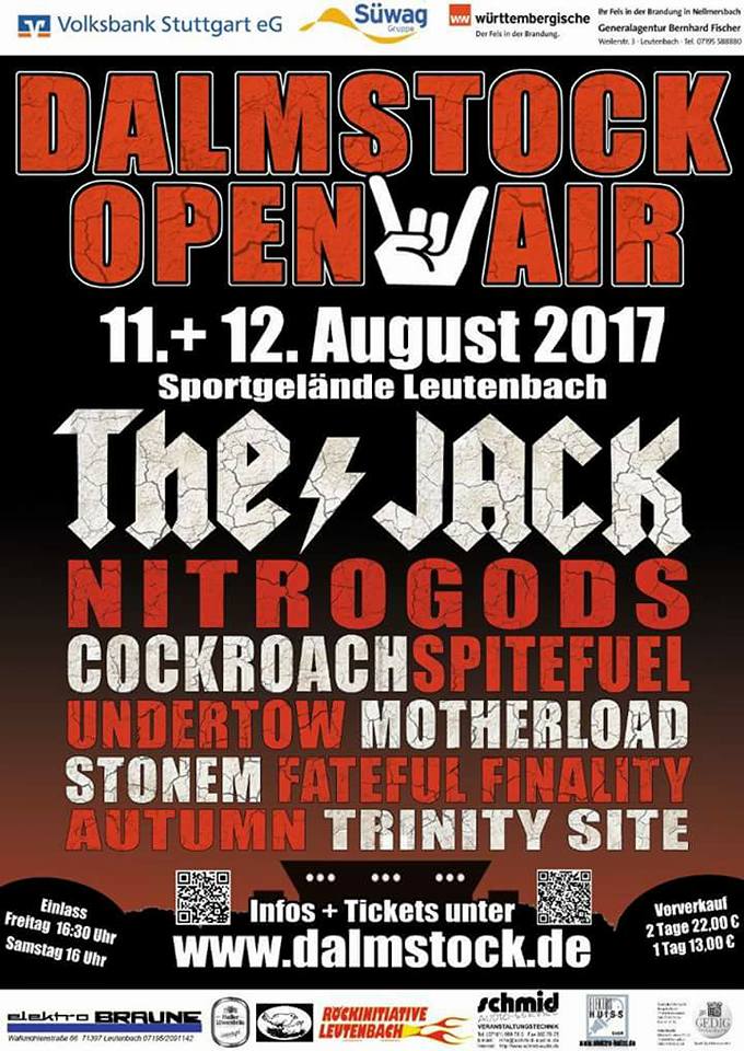 Nitrogods Next Stop Dalmstock Open Air 11 08 2017 Facebook