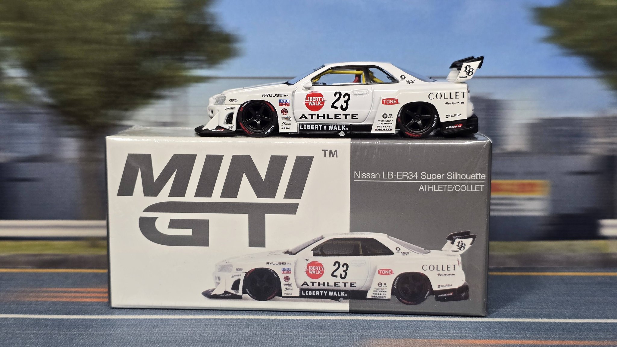 MINI GT Liberty Walk ER34 model car review