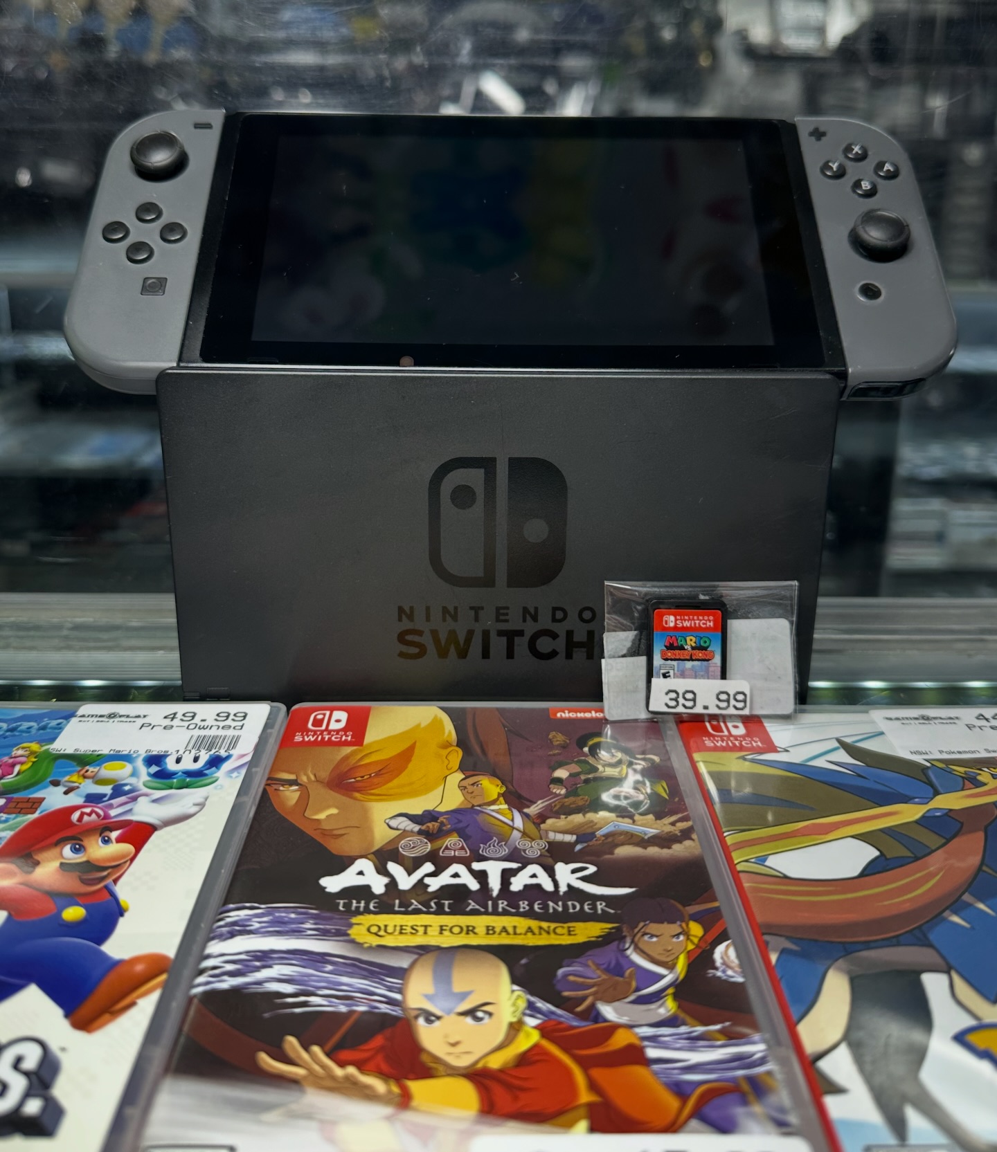 Pre-owned Nintendo Switch consoles in stock, ready to go! One of