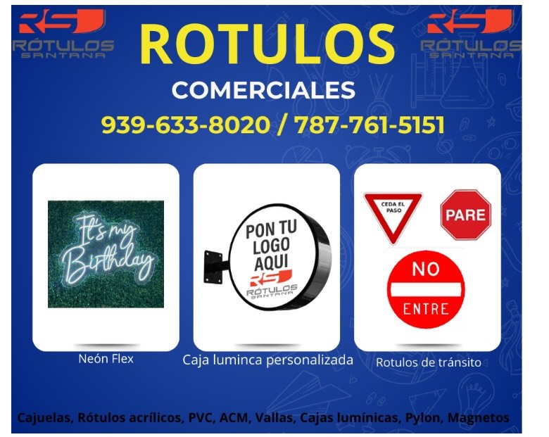 Rótulos - Cajuelas reverse channel. Rótulos Santana Tel. 787-761-5151 / ...