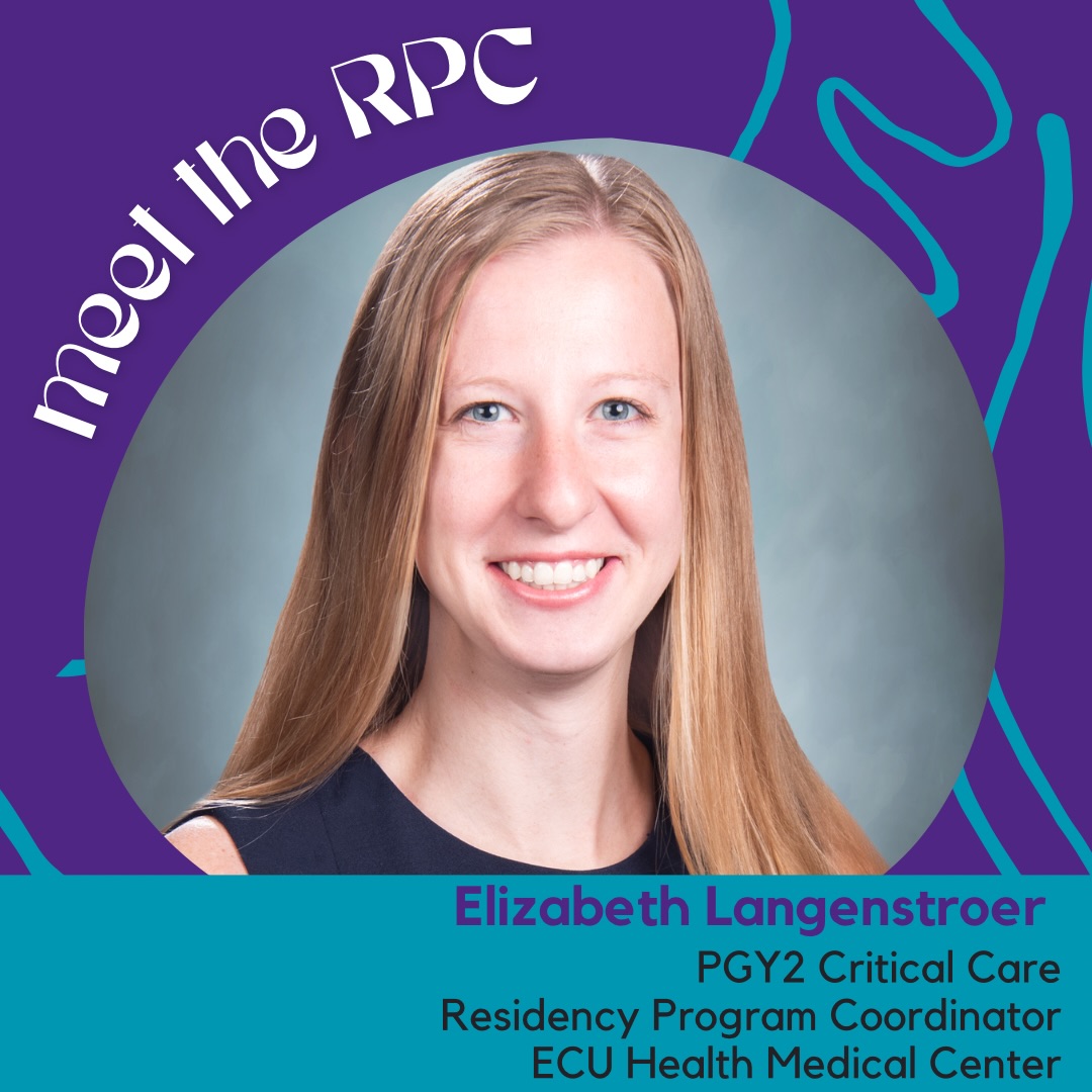 🌟MEET THE RPC🌟... - ECU Health Pharmacy Residency Programs | Facebook