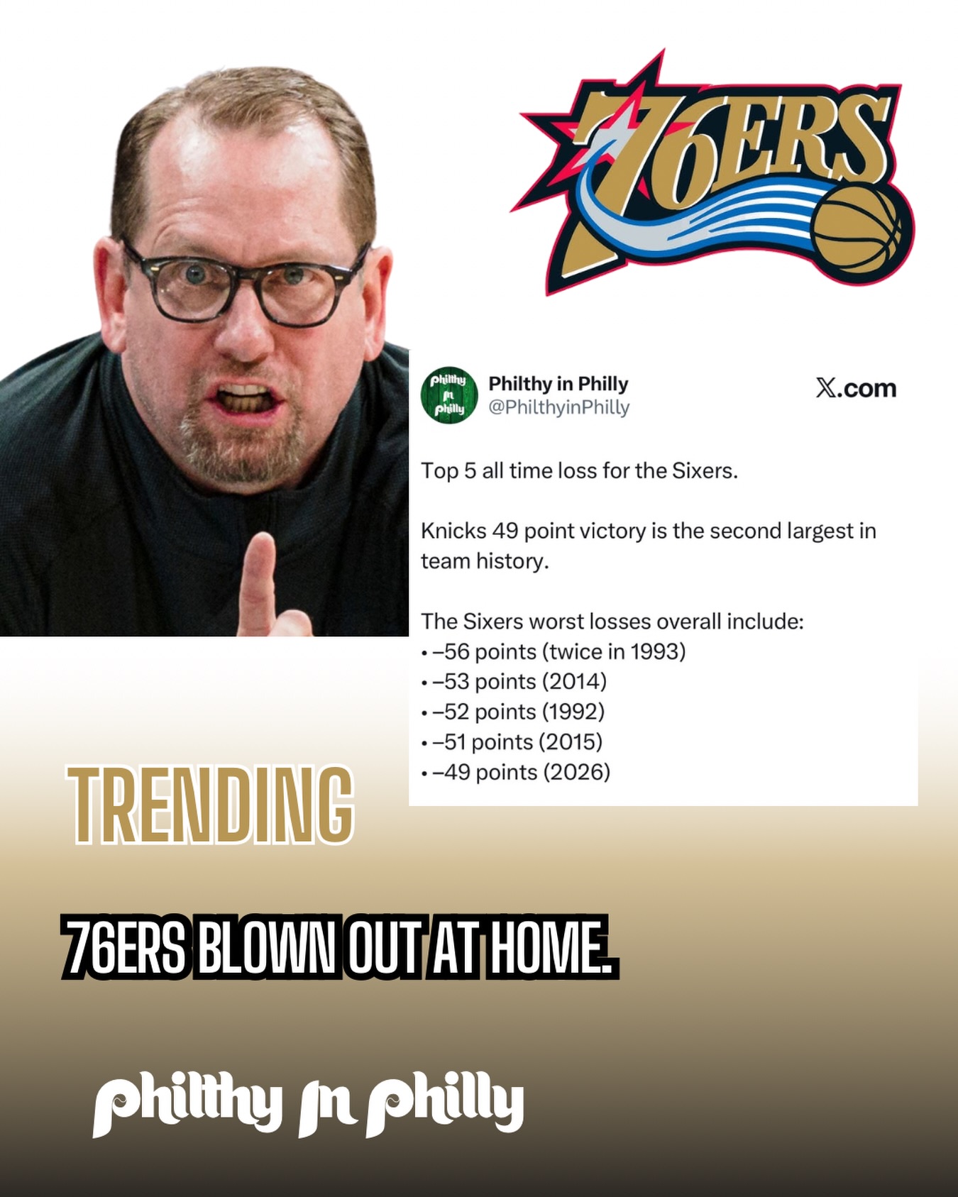 Sixers are on the all star break ... - Philthy In Philly | Facebook