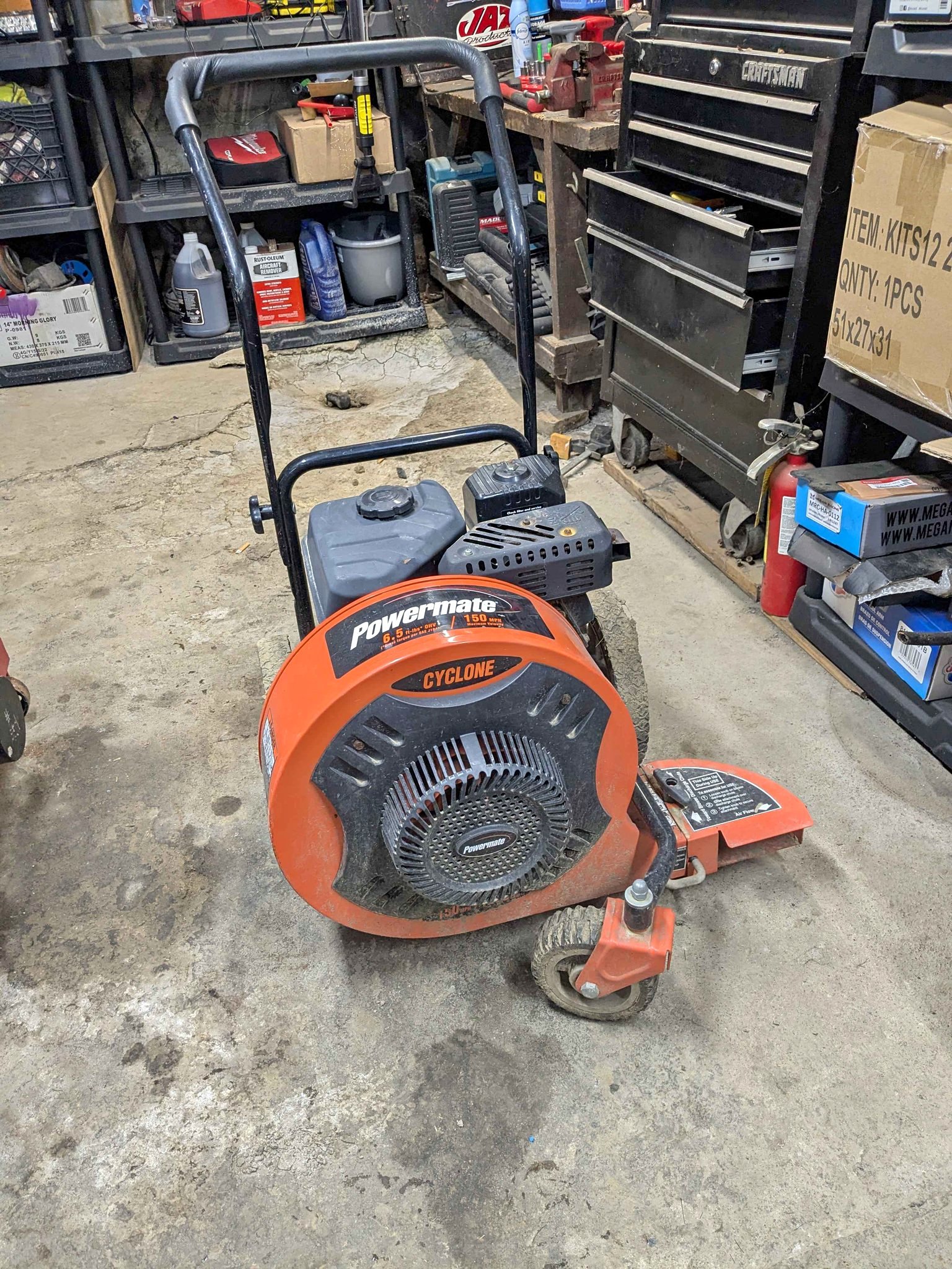 Powermate cyclone 150 mph blower - Leaf Blowers & Vacuums - Clinton ...
