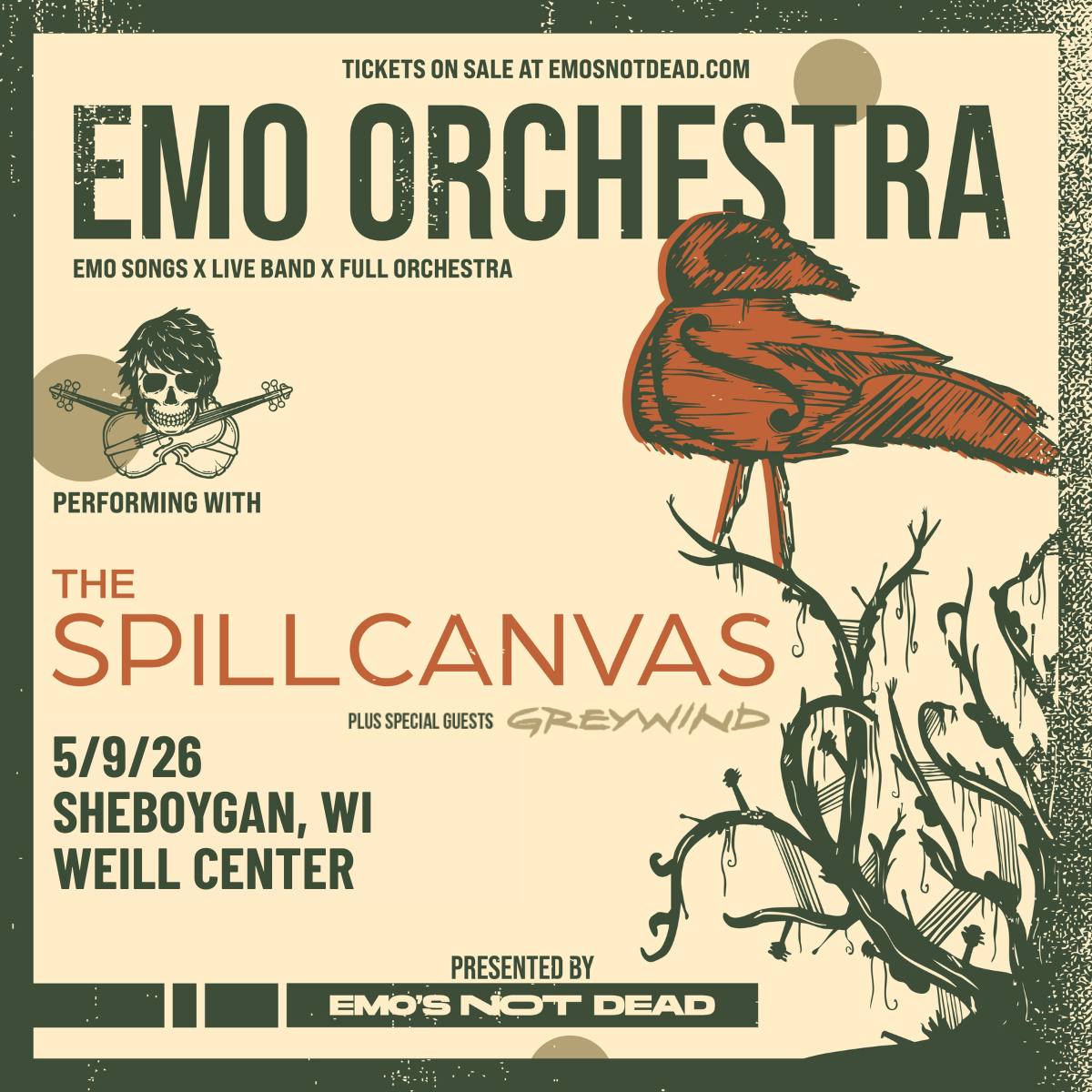 Act 1 of the Emo Orchestra setlist is here 🚨 Performed by The