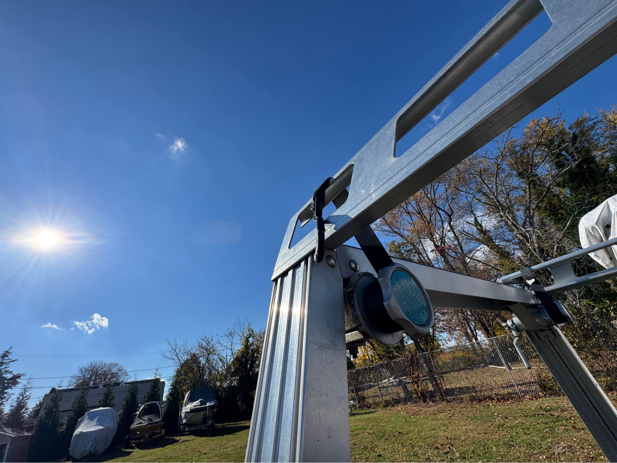System One Aluminum Ladder Rack 8ft w/Winches - Ladders - Feasterville ...