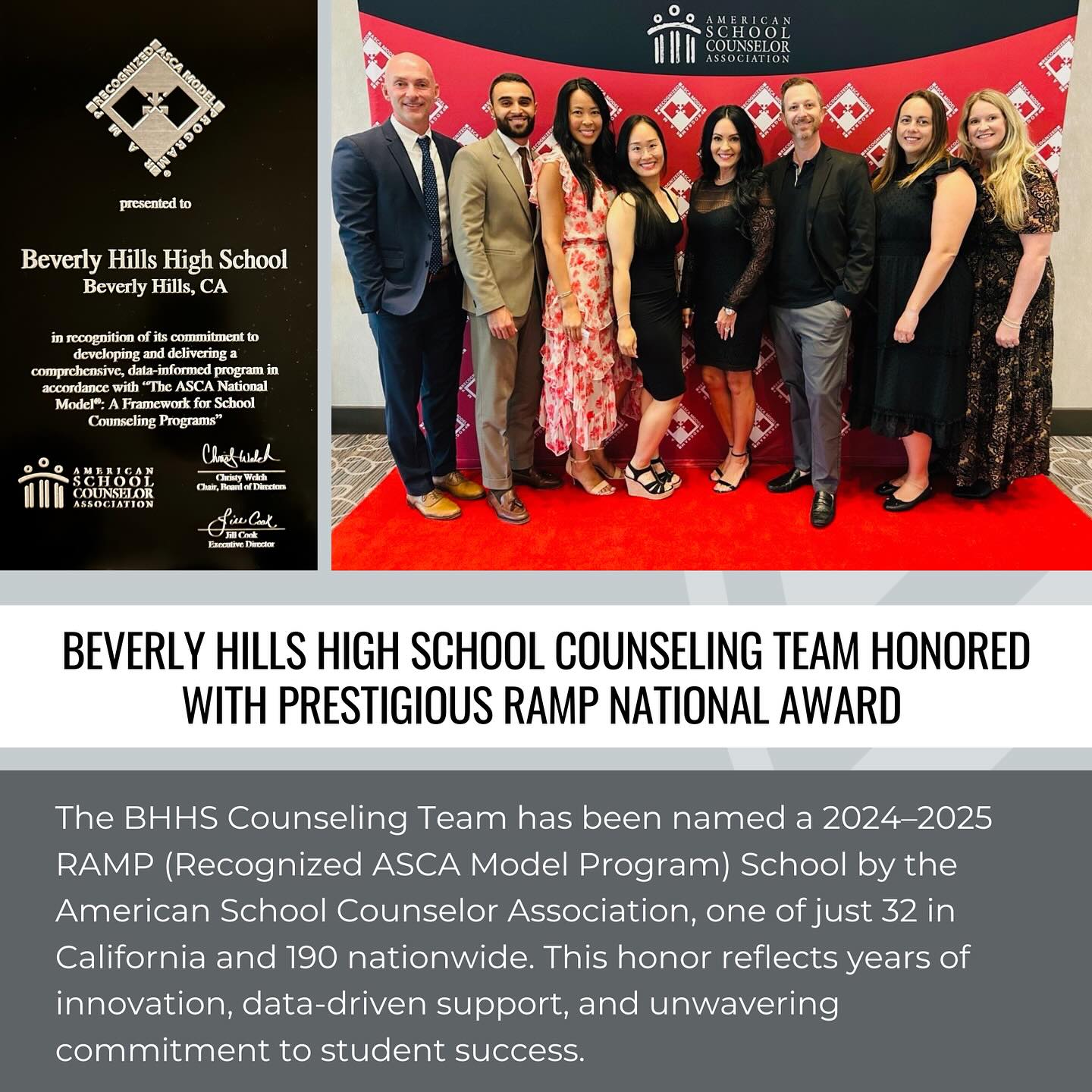 Beverly - The BHHS Counseling Team has been named a 2024–2025 RAMP ...