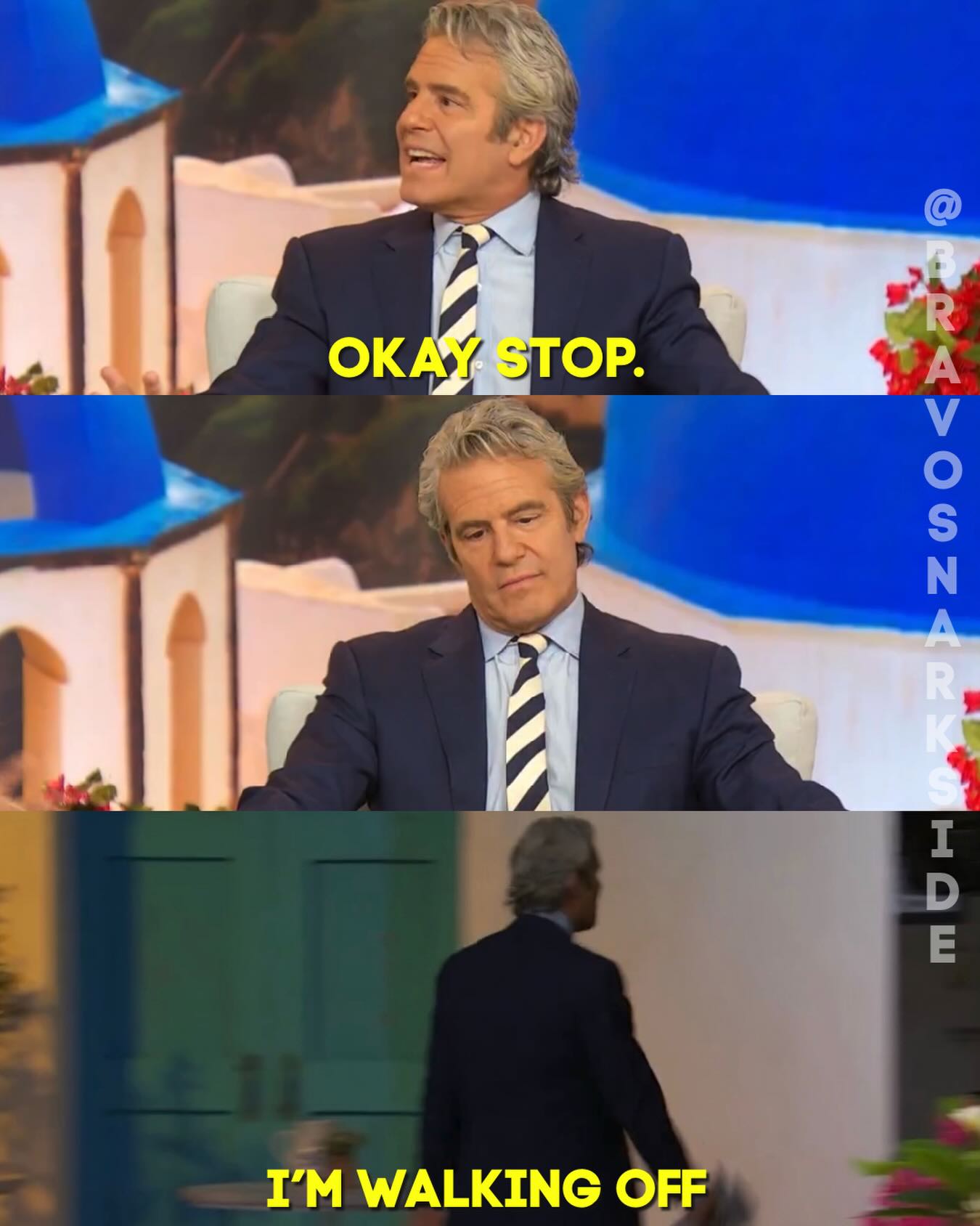Andy Cohen walks off the RHOSLC reunion... - Bravo Snark Side | Facebook
