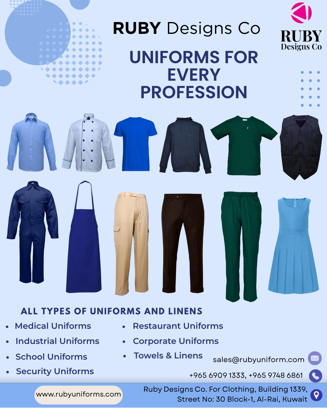 Ruby Uniforms | Shuwaikh