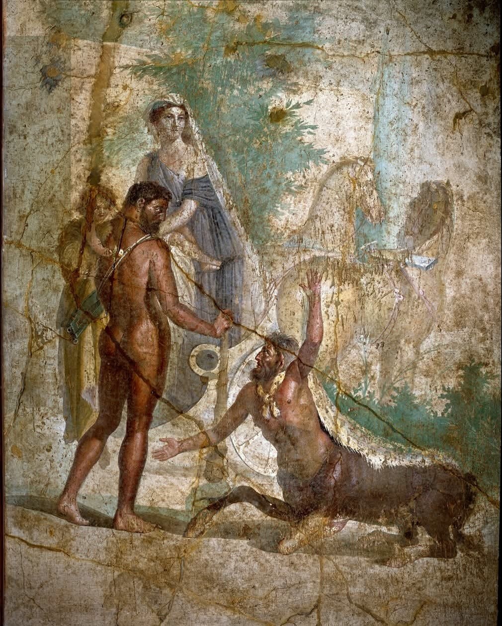 The dramatic myth of Hercules, Dejanira, and the centaur Nessus