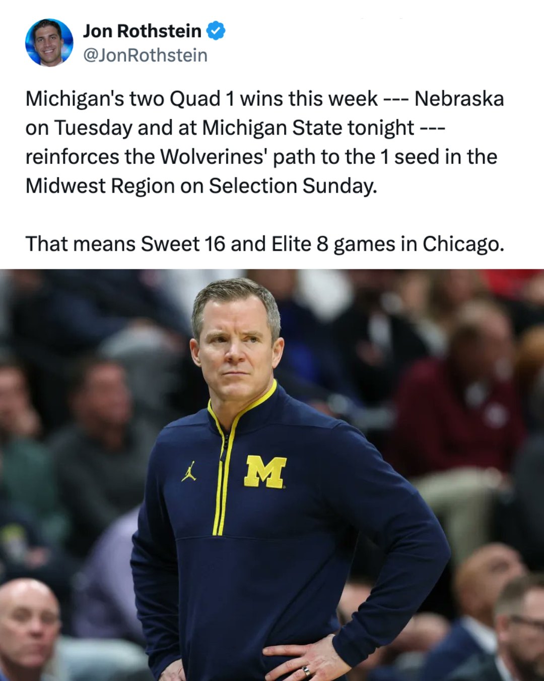 Michigan - Michigan needs to find a way to play in the midwest and have ...