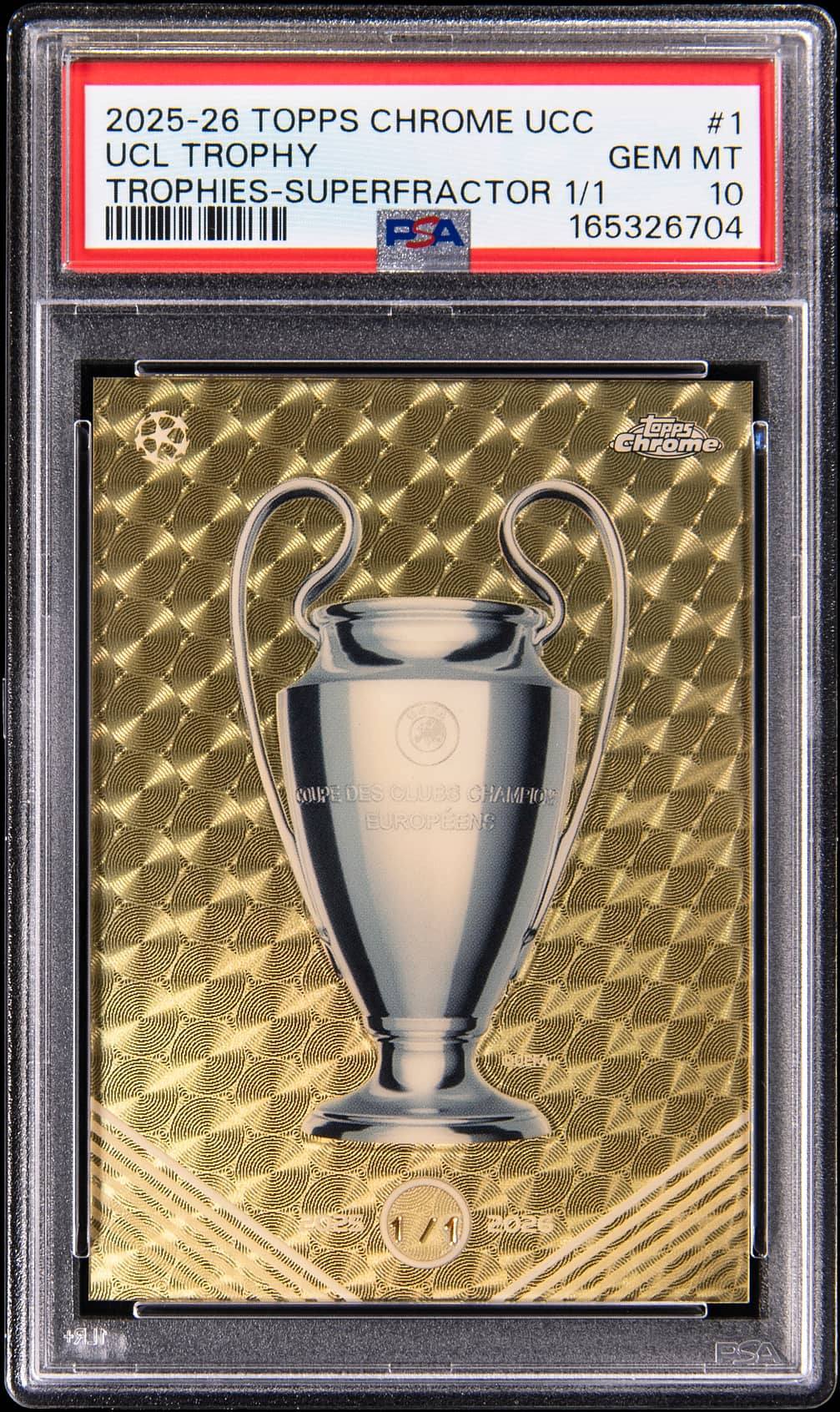 NEWS: The 1-of-1 Superfractor of the 2025-26 Champions League