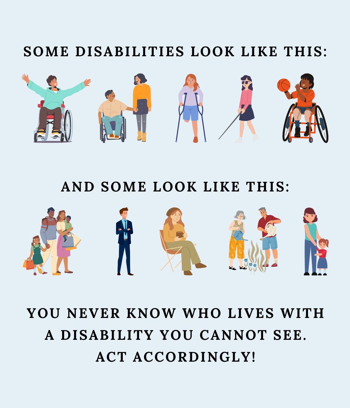 Diabetes Strong - Many disabilities are invisible. That... | Facebook