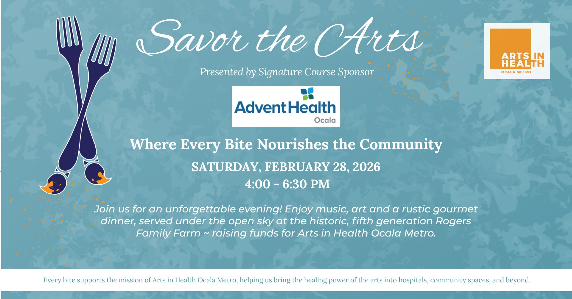 Savor the Arts Fundraiser Presented by AdventHealth