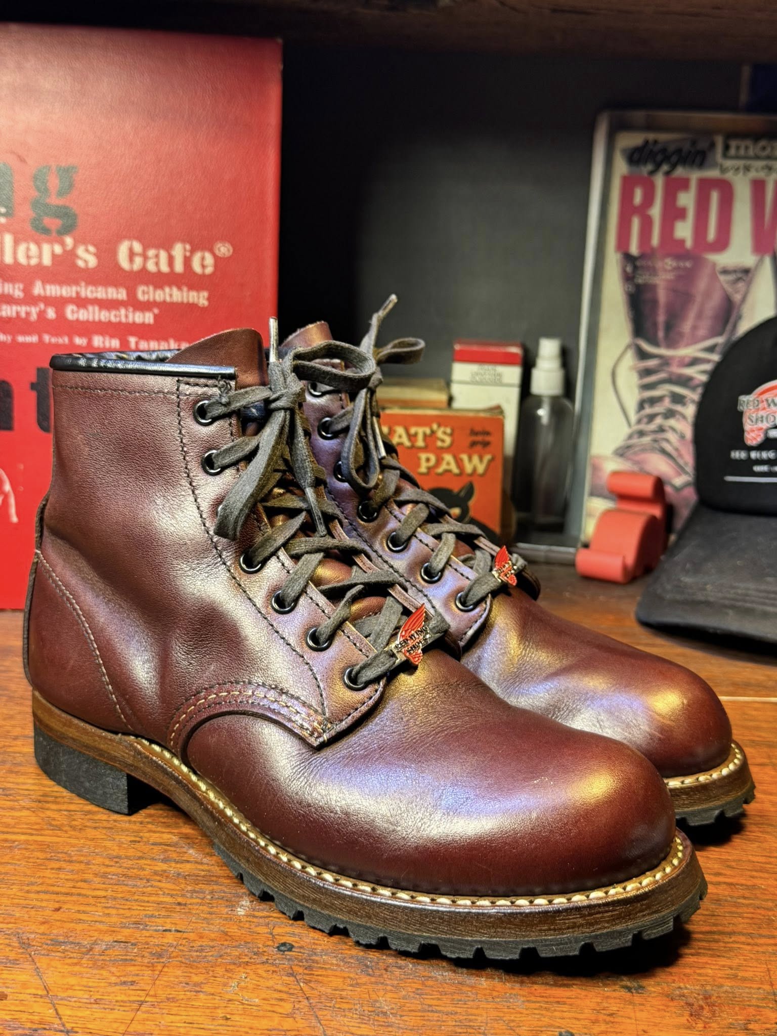 Take2 - ?Vintage 1990 Redwing 105 Oxford classic size 9D/27cm 