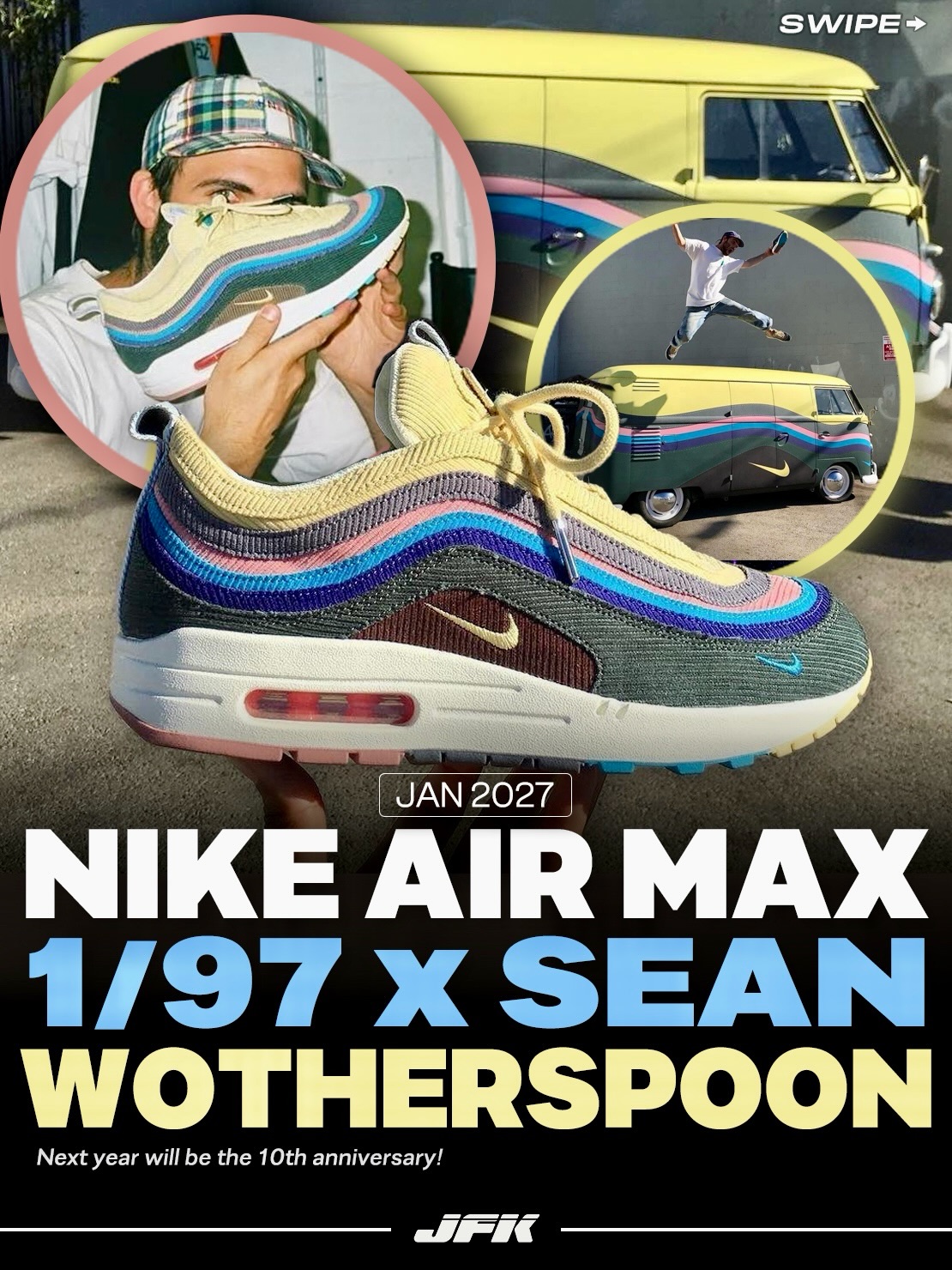 Sean Wotherspoon x Nike Air Max 1/97 🌈 Ten years after its debut