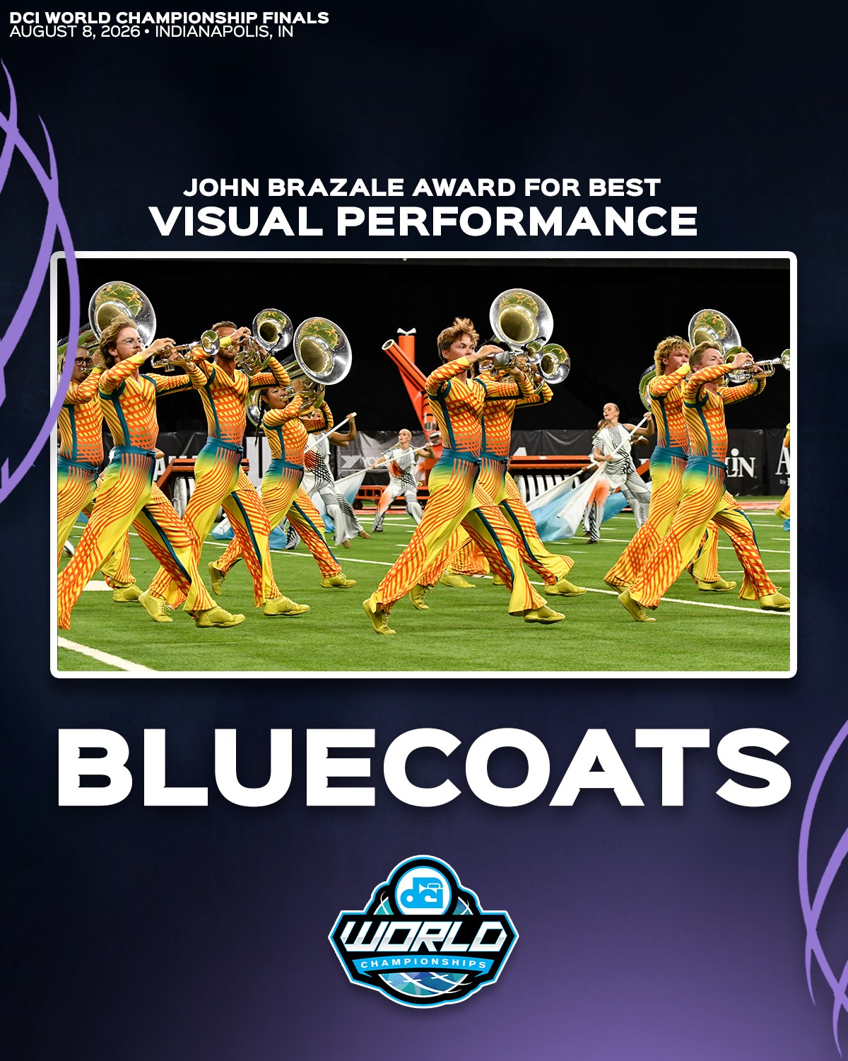 Bluecoats take Best Visual 🙂‍↕️ #DCI2026 | Bluecoats