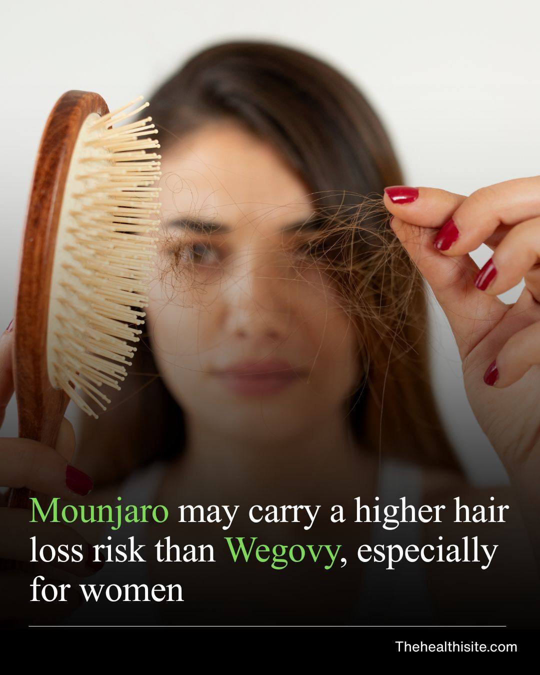 Could your weight loss medication affect your hair? A new study suggests women using Mounjaro (tirzepatide) may have a higher risk of hair loss than those taking Wegovy or Ozempic (semaglutide). Researchers