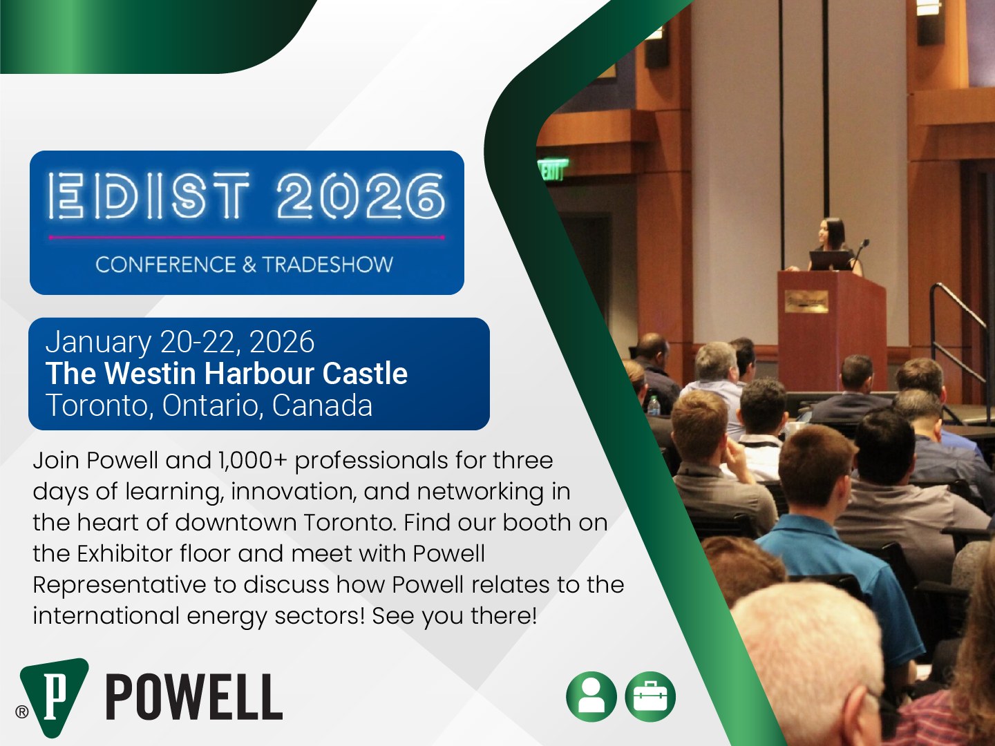 Powell - 💼We’re excited to be exhibiting at EDIST 2026,... | Facebook