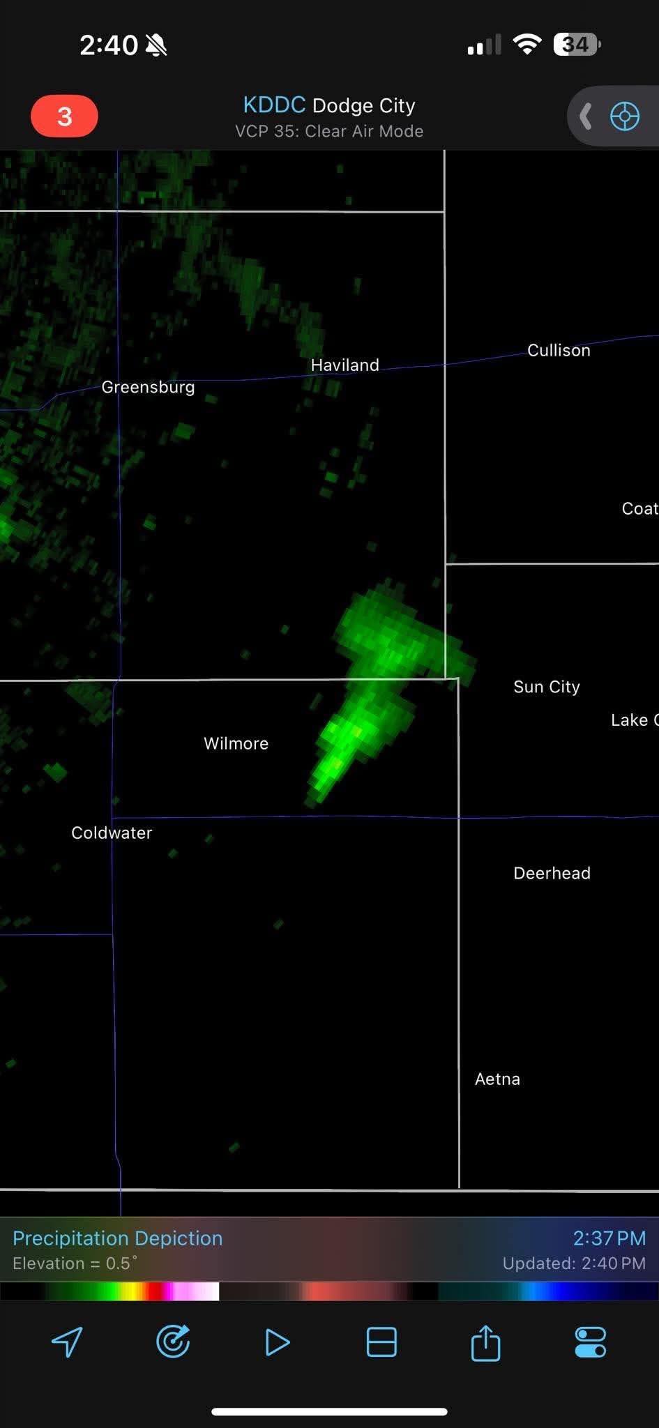 96.3 - The Kansas Highway Patrol reports a new fire has broken out ...