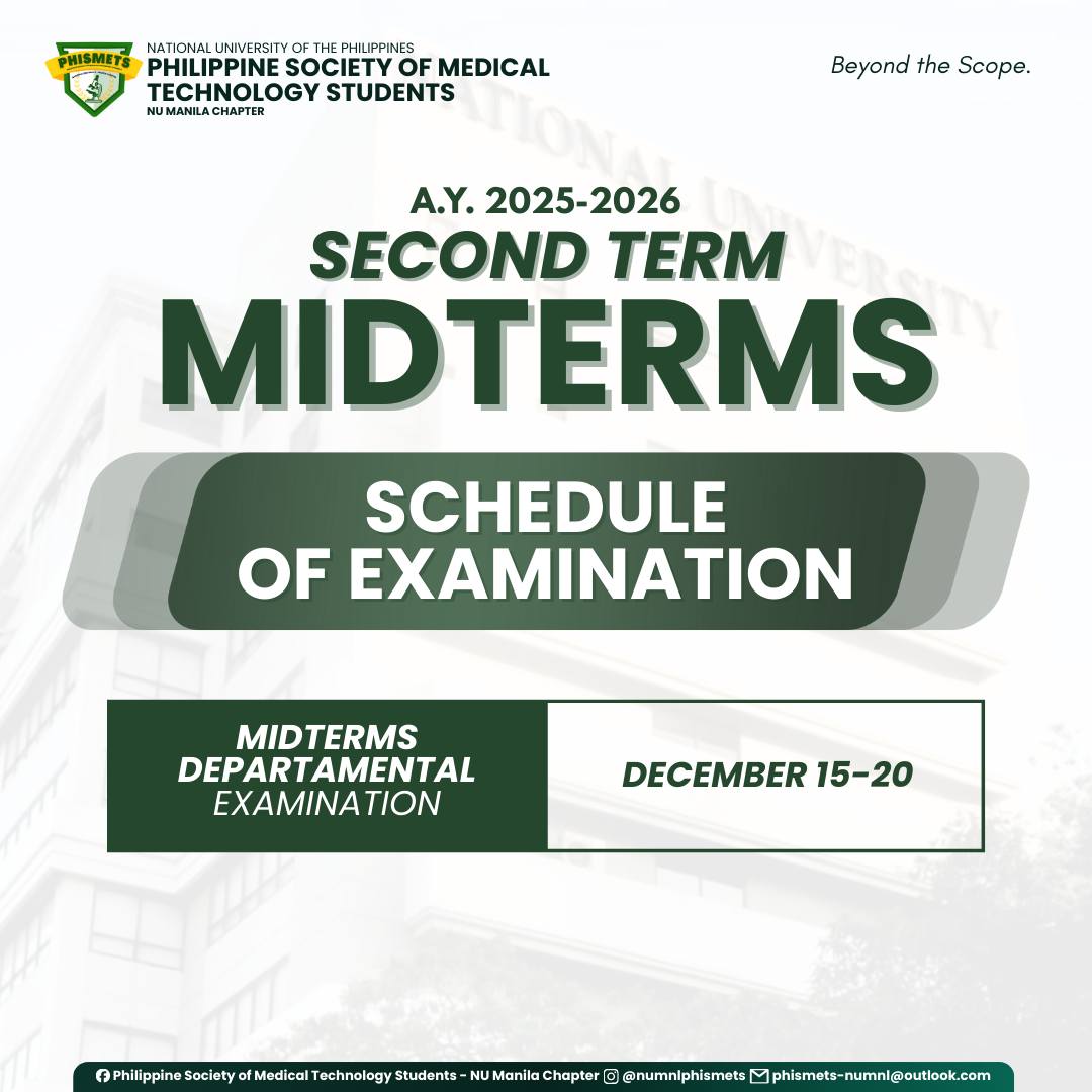 📣 Midterms Week is here, Ka-Tusoks! Get ready! Your dedication is about ...