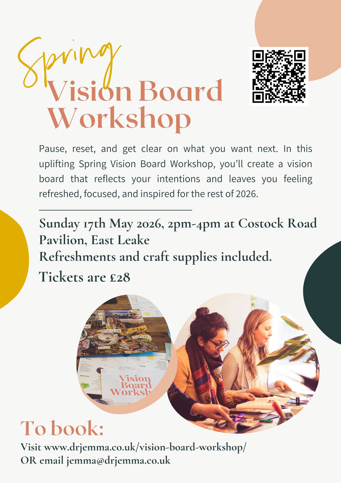 Dr Jemma - 🌸 Spring Vision Board Workshop 🌸 Ready to... | Facebook