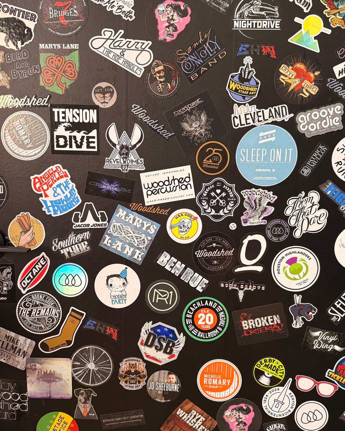 Woodshed Stage Art - Each tee is neatly folded and sealed inside a ...