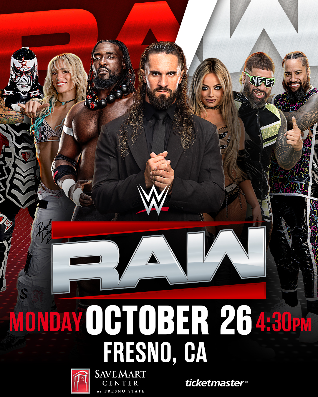 JUST ANNOUNCED! 💪 WWE RAW is back at the Save Mart Center on