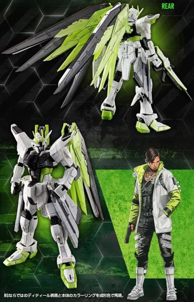 News #Kits #Gundam #ApexLegend] P-Bandai: RG 1/144 FREEDOM GUNDAM