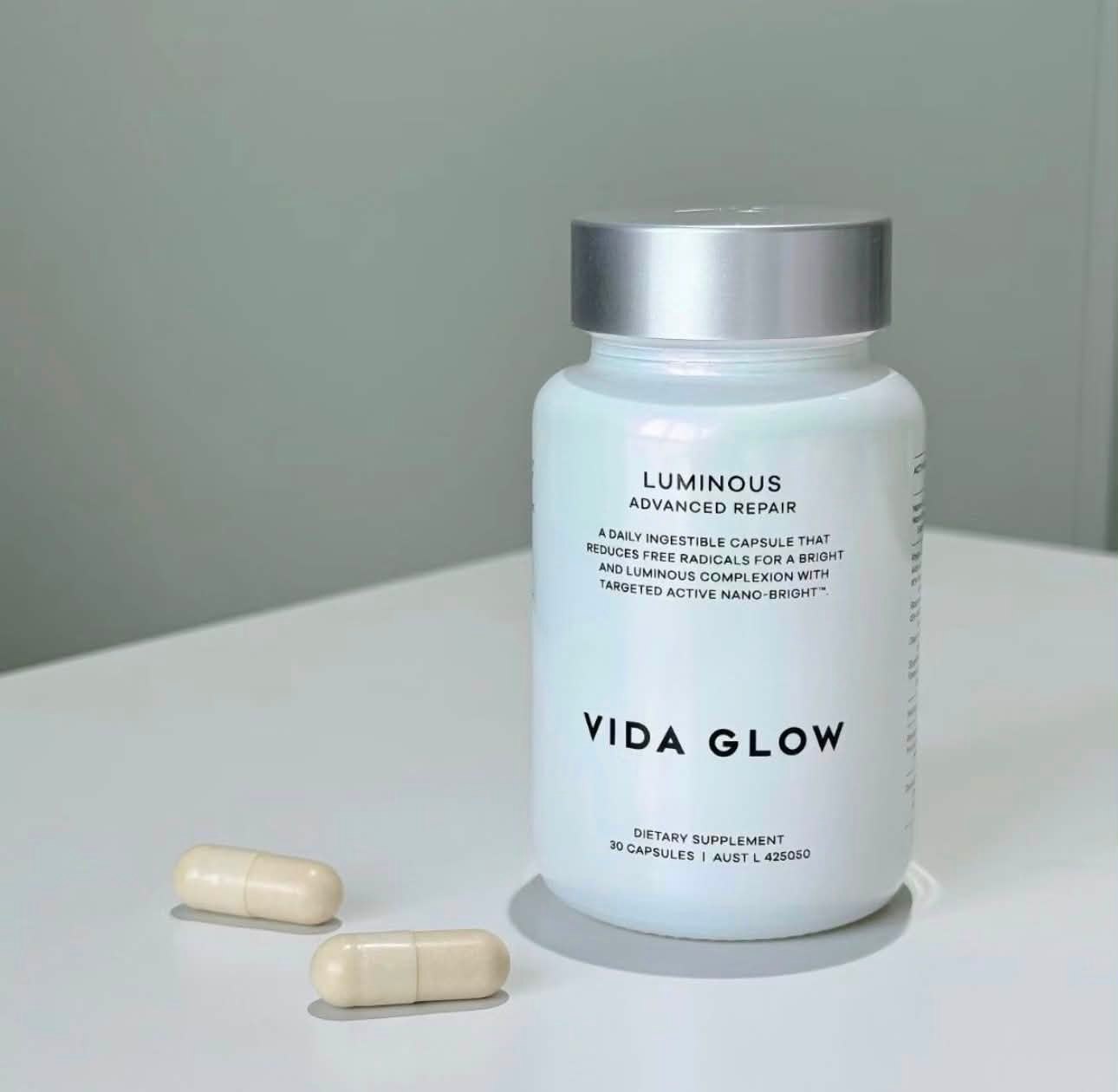 vida glow glutathione Luminous កែបញ្ហាលាបឡេគាំងសំបុរ សដុំៗ ស្លក់‼️ #nichhyskin #glowingskin #foryou #beautysupplement #glutathione Tad 600 Glutathione, For One-off purchase:3 months glow-enhancing cream
