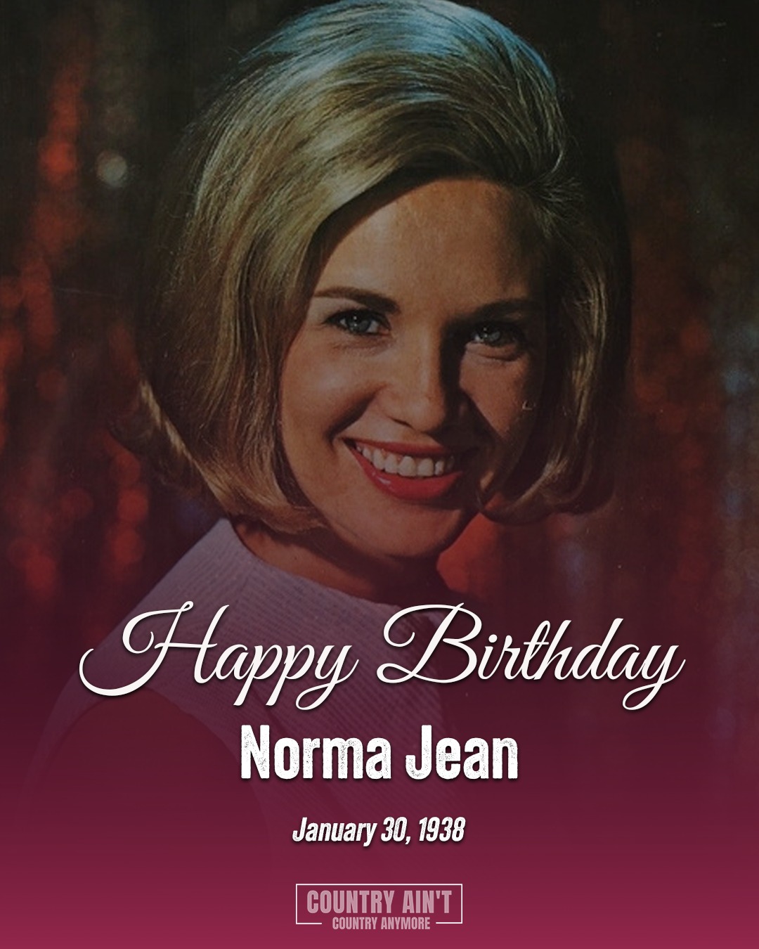 Country - Born on this day in Wellston, Oklahoma, we remember Norma ...