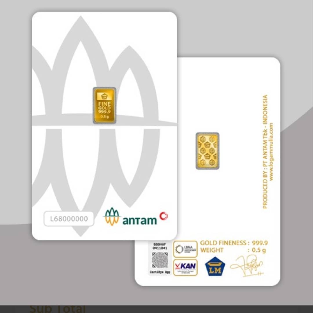 MiniGold Jakarta Selatan - ready antam 0.5 gr yah silakan diorder bisa ...