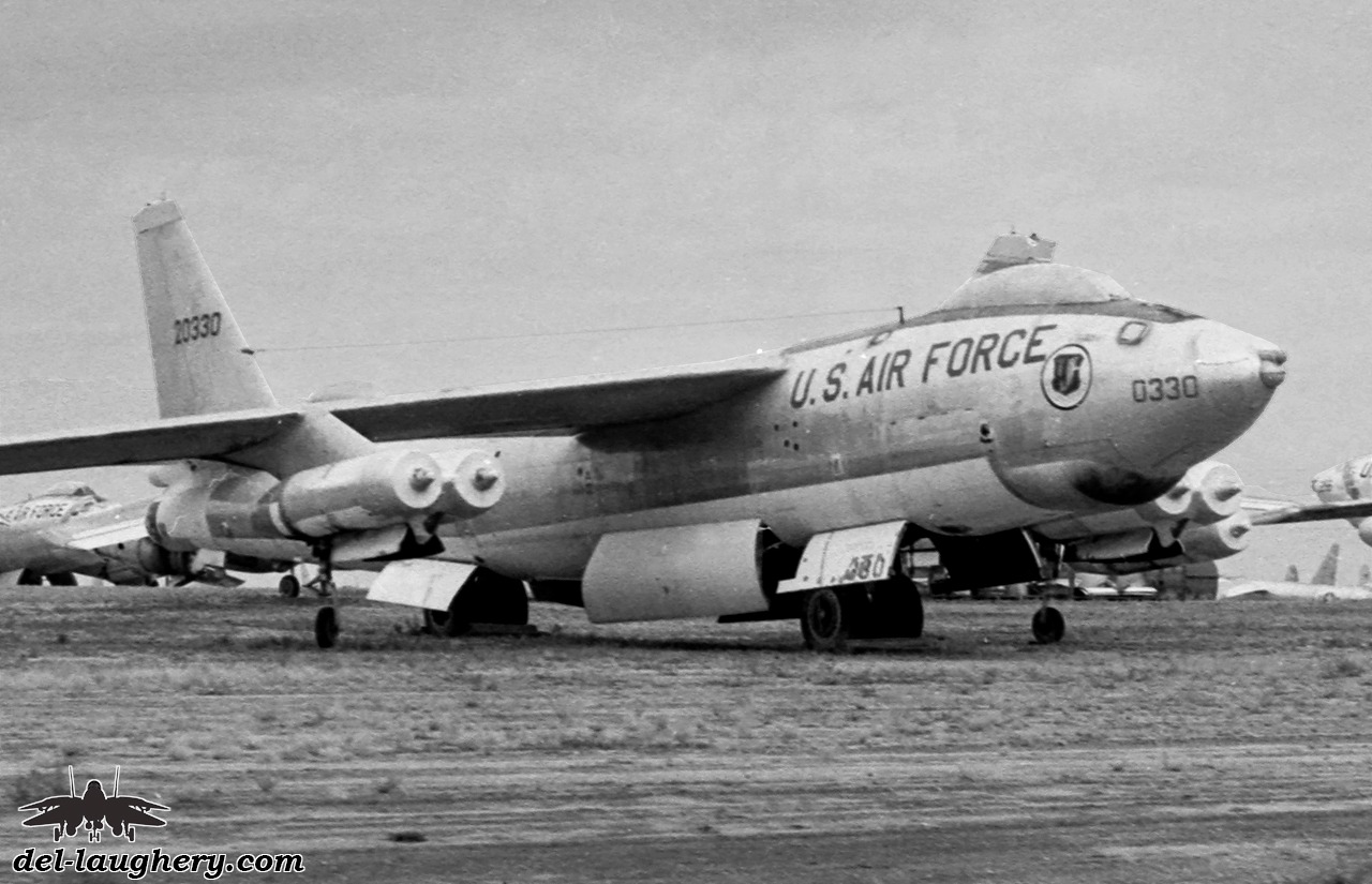 Boneyard - Boeing B-47E, serial 52-0330, as seen during October, 1968 ...