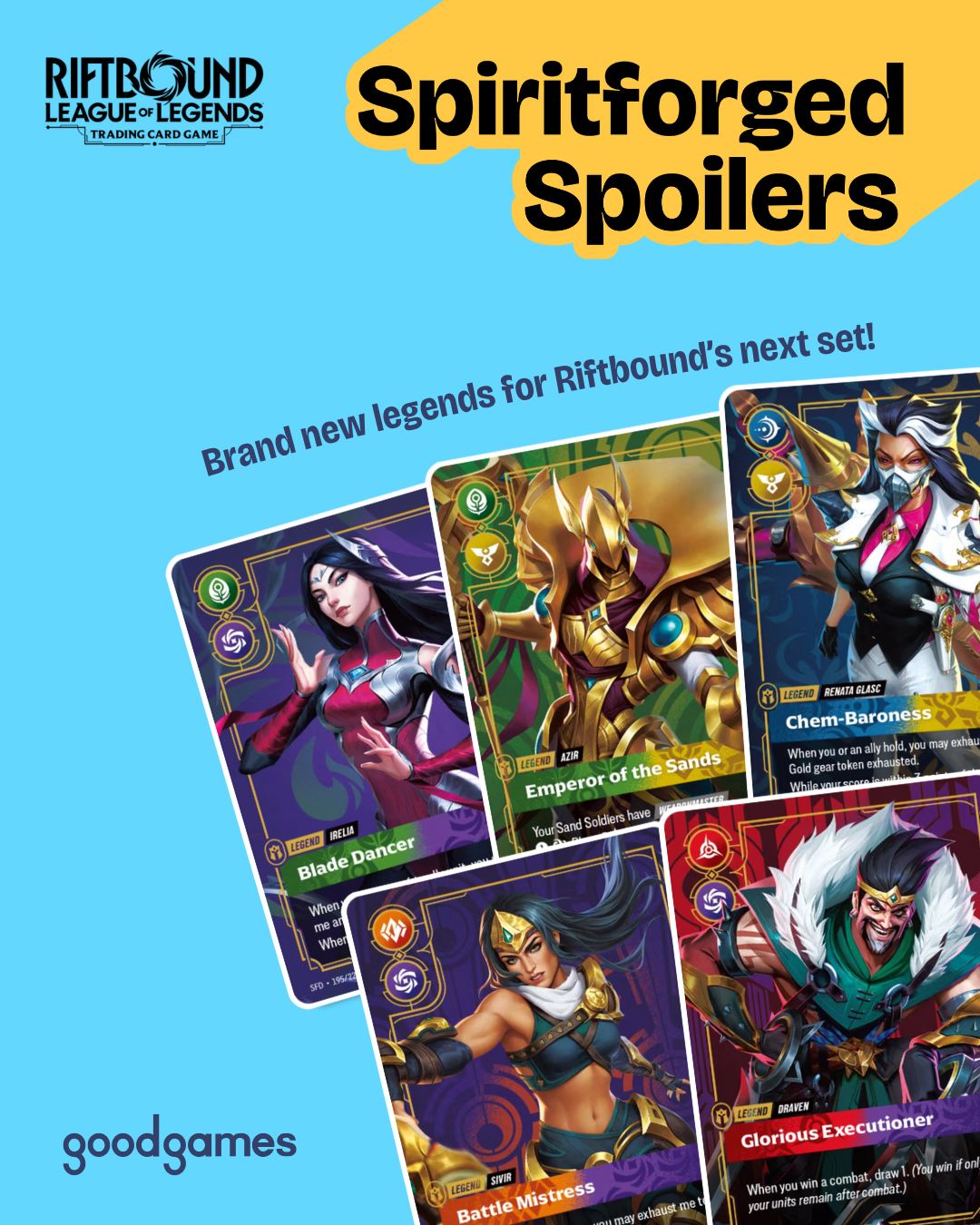 Good - Have you seen the Riftbound spoilers? 👀 We're hoping to get ...