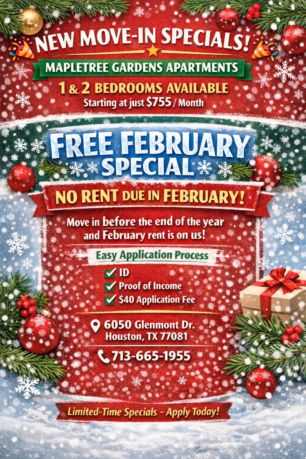 🎉 Limited-Time Special at Mapletree... - Mapletree Gardens | Facebook