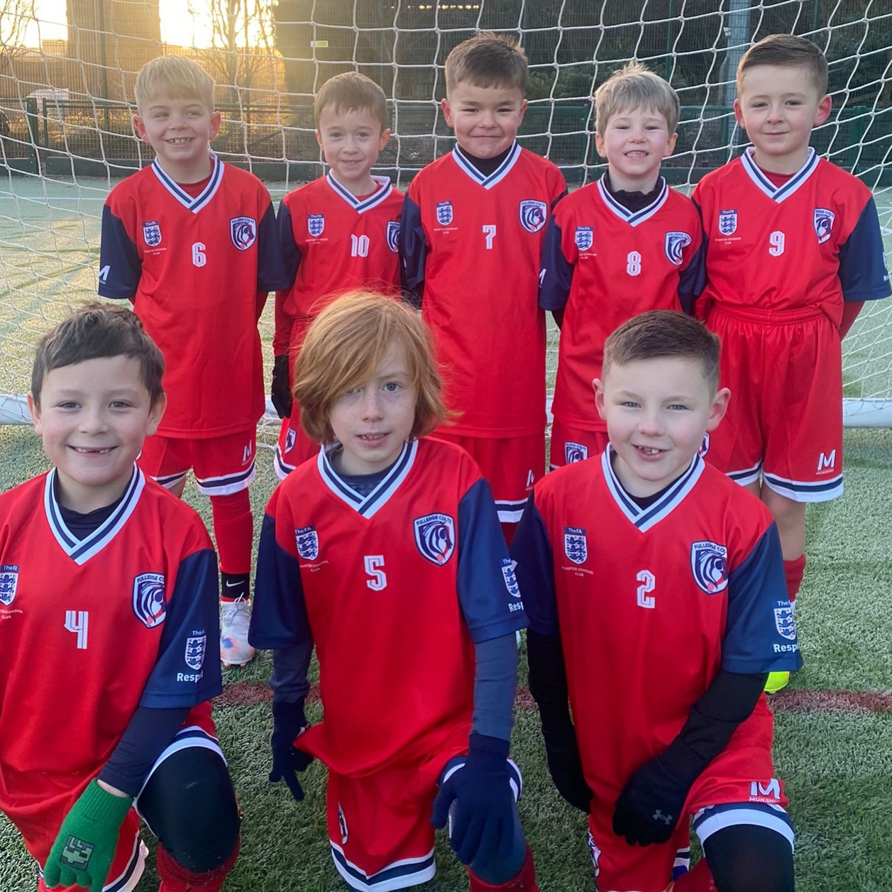 Fulledge - Our U8 Reds braved the cold weather this morning and looked ...