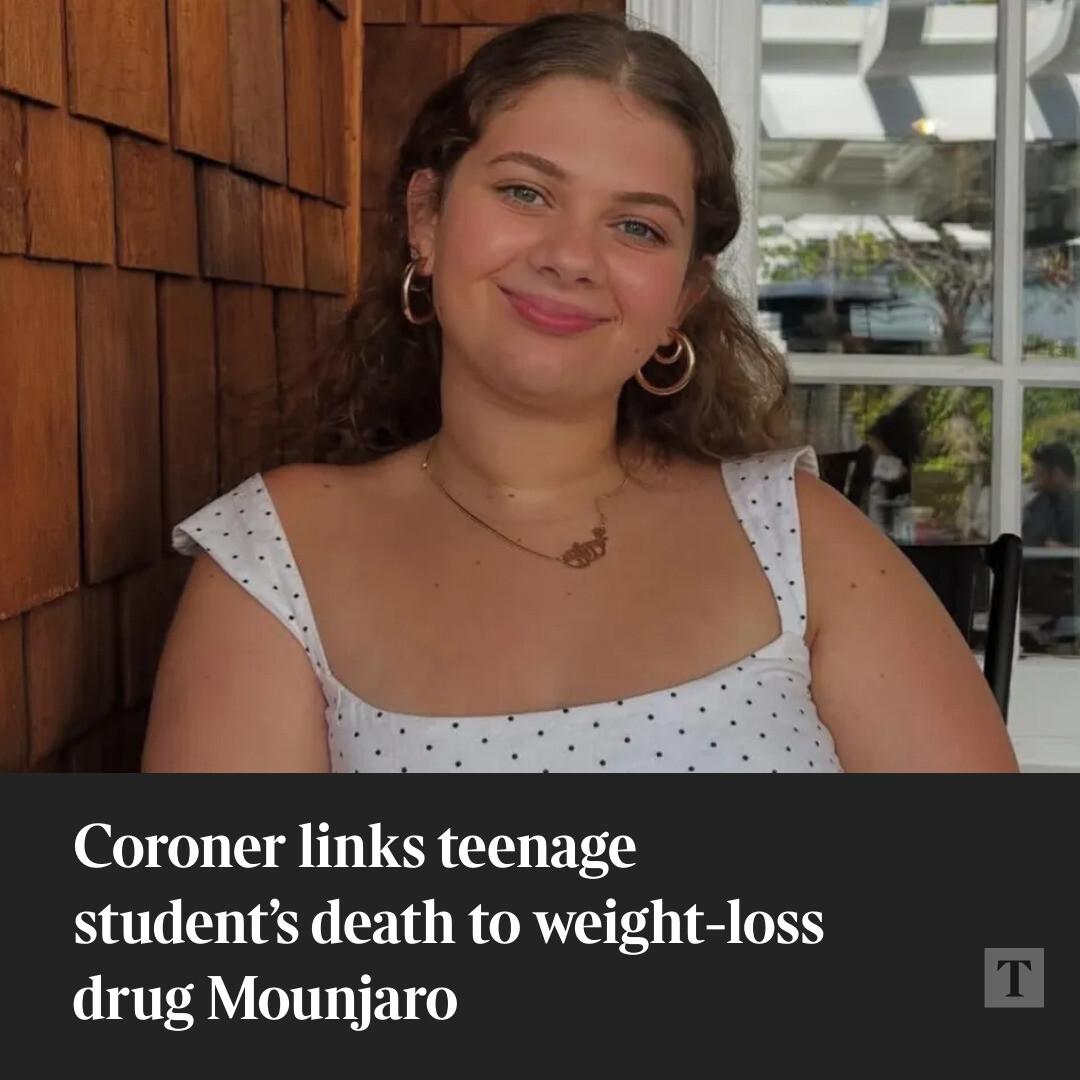 A law student died in her university halls of residence in London after taking a weight-loss drug, an inquest has heard. Josephine Nasr was prescribed tirzepatide, under the brand name Zepbound despite