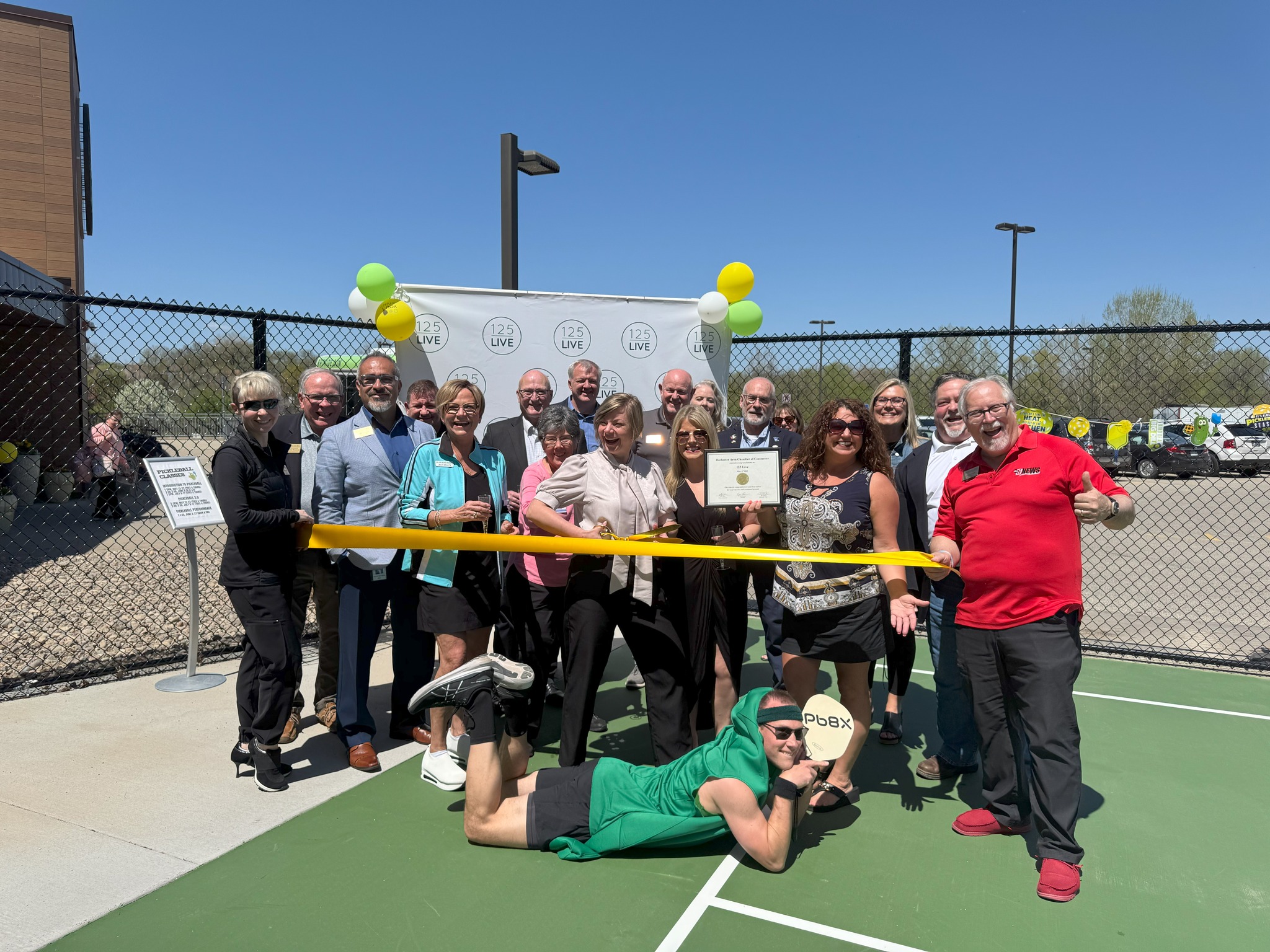 Rochester - 125 LIVE celebrated their new pickleball courts with a ...