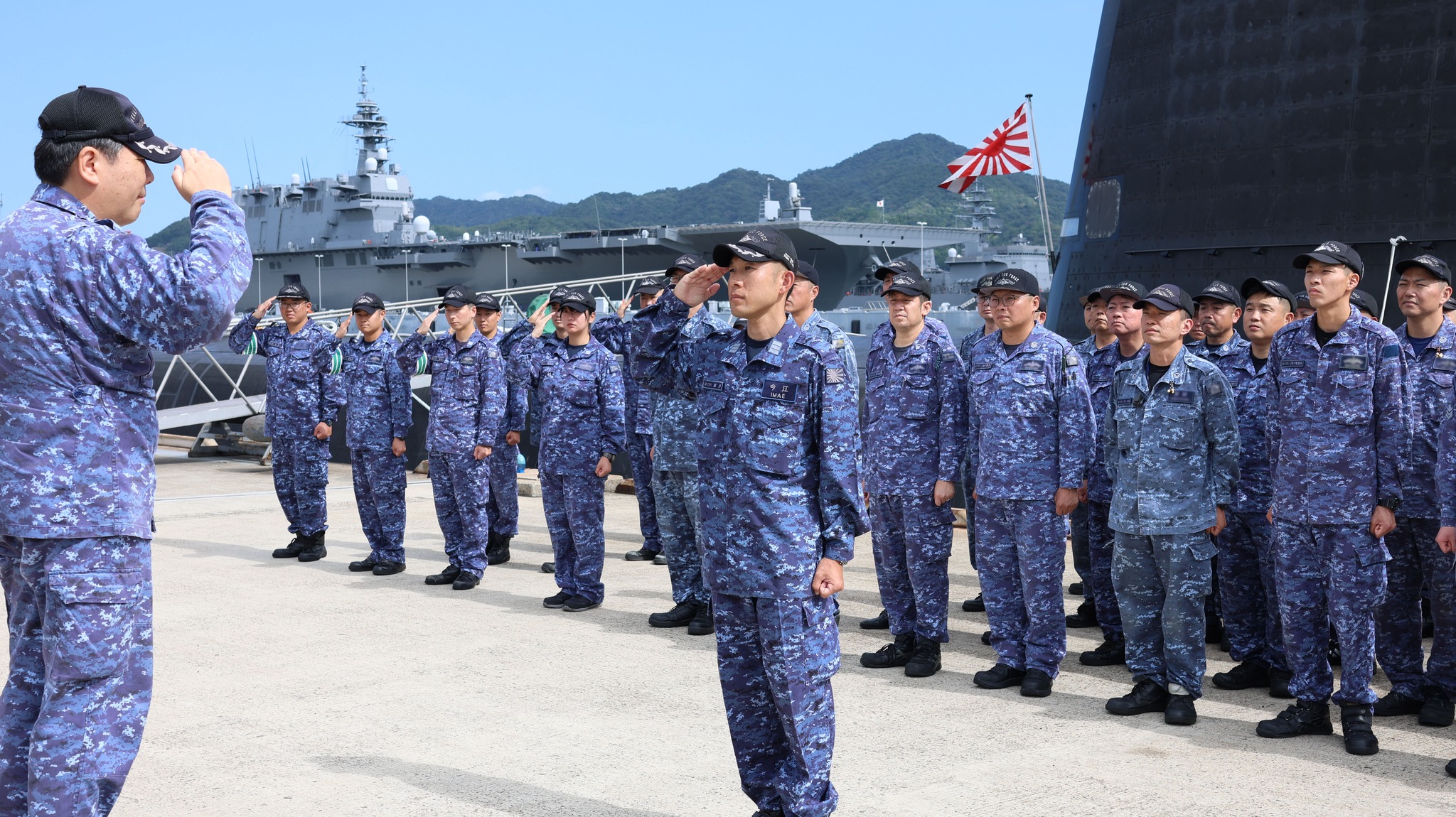 平成30年6月30日～7月1日、「小笠原諸島返還50周年記念行事」に海上